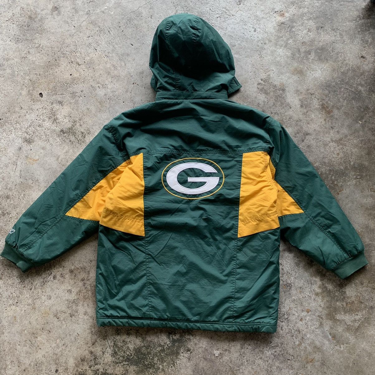 NFL NFL Packers x Reebok fleece inside parkas zipper jacket Size US L / EU 52-54 / 3 - 5 Thumbnail