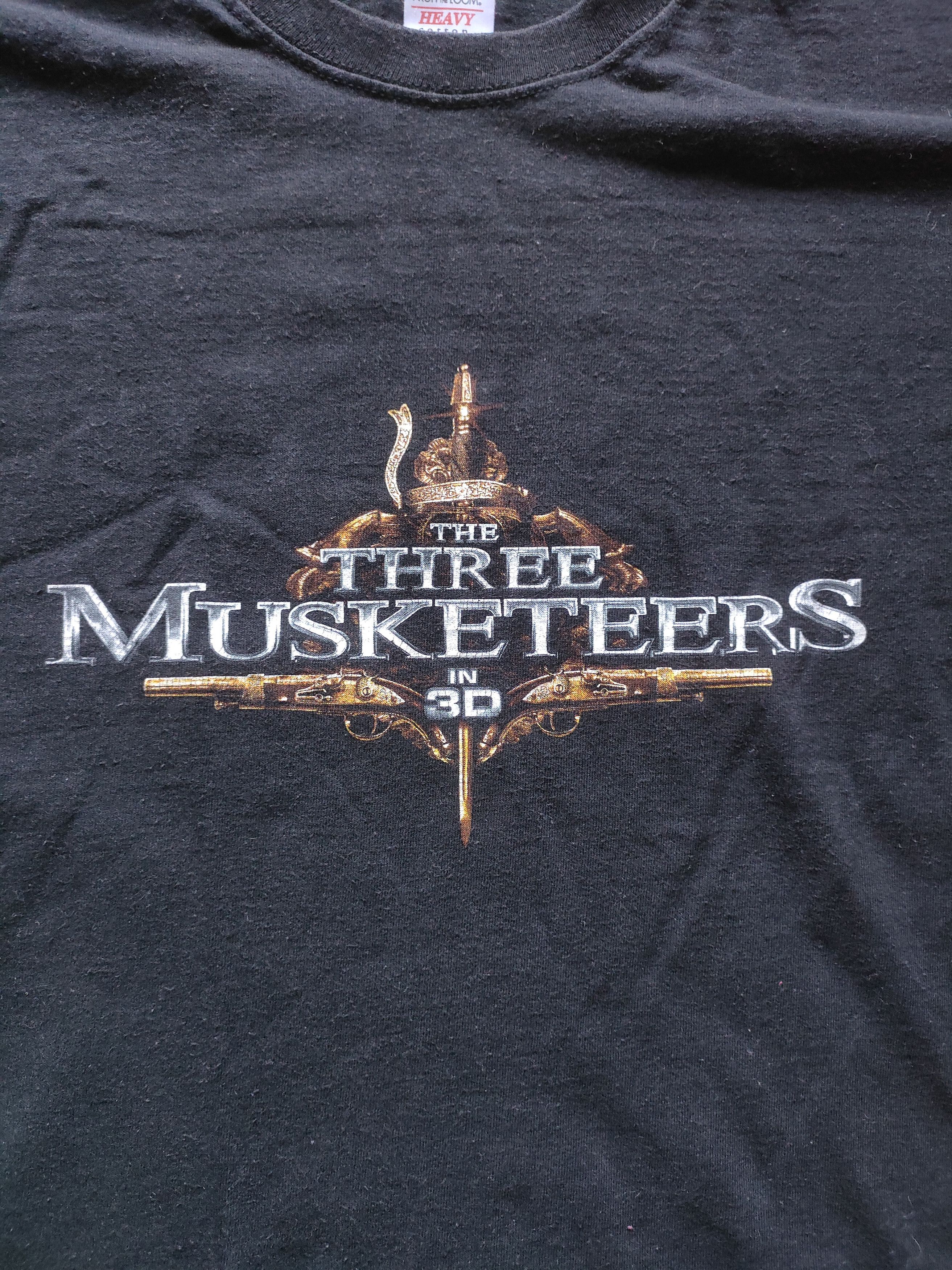 Disney × Vintage Three Musketeers 3D 2011 Movie Tee Size US L / EU 52-54 / 3 - 4 Thumbnail