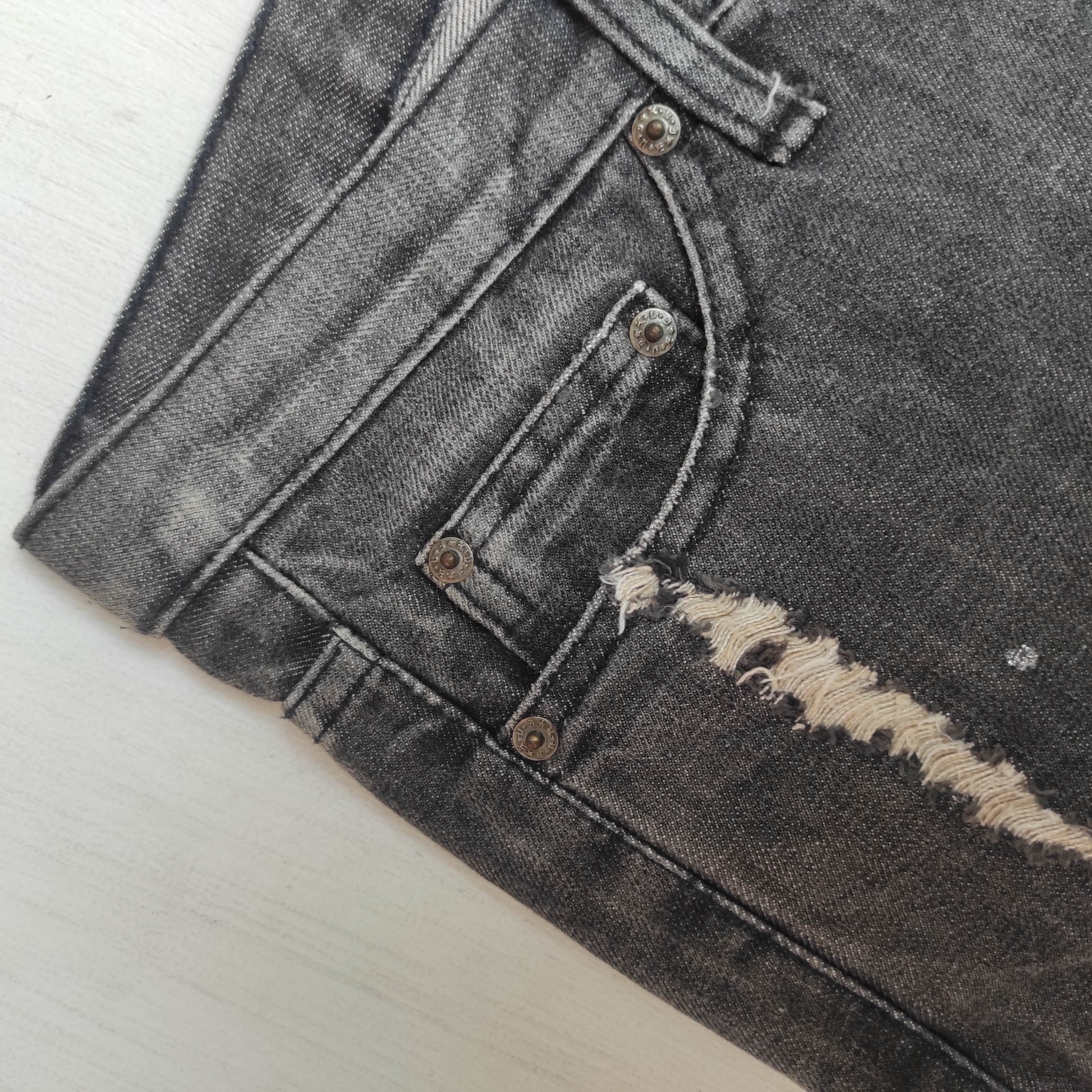Hysteric Glamour Flare Jeans K.U.I Distress Denim Painted Low Rise Size US 32 / EU 48 - 8 Thumbnail