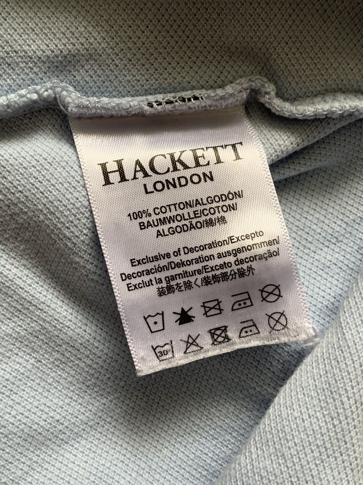Hackett × Vintage Hackett M blue button up polo tee T-shirt dress old money Size US M / EU 48-50 / 2 - 9 Thumbnail