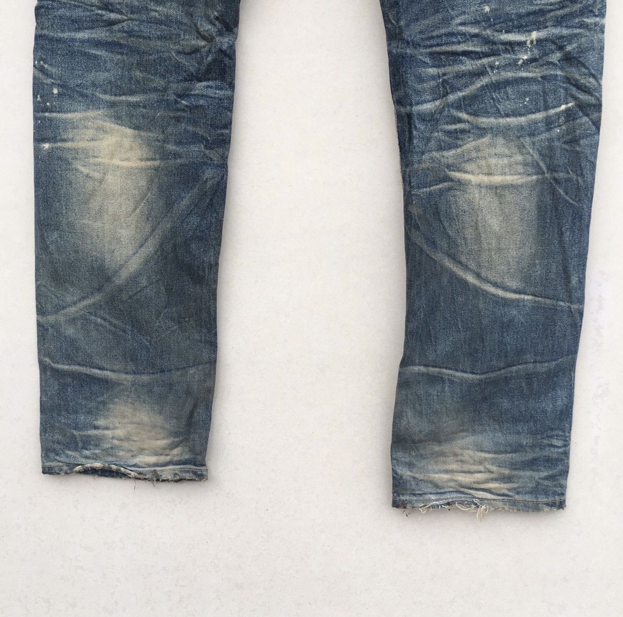 RBRSL Distressed Rubber Soul Acid Wash Denim Jeans Size US 34 / EU 50 - 13 Thumbnail