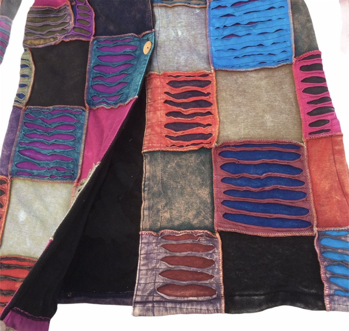 Seditionaries Holy Grail🔥Distressed Cut&Sew Patchwork Custom Long Jacket Size US XL / EU 56 / 4 - 5 Thumbnail