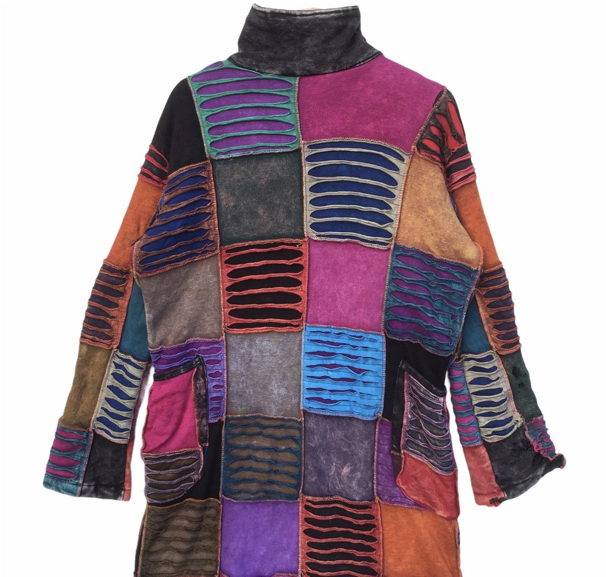 Seditionaries Holy Grail🔥Distressed Cut&Sew Patchwork Custom Long Jacket Size US XL / EU 56 / 4 - 4 Thumbnail
