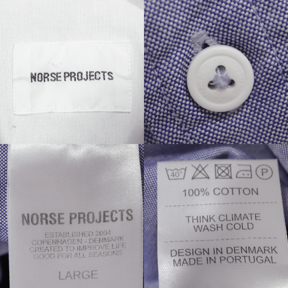 Norse Projects Oxford Pocket Shirt Size US L / EU 52-54 / 3 - 8 Thumbnail