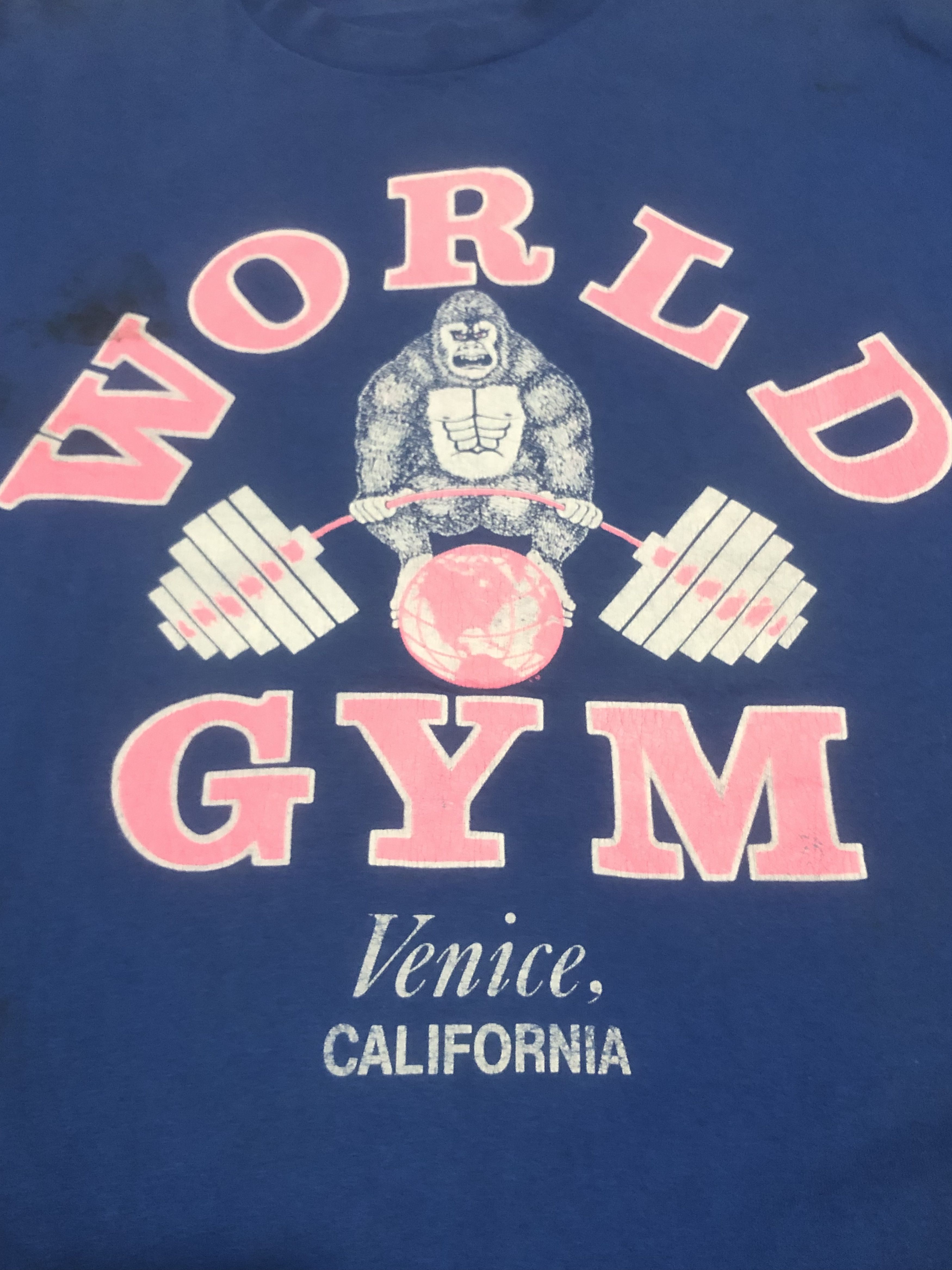 Hanes × Vintage Vintage 90s Hanes World Gym Venice California Size US L / EU 52-54 / 3 - 5 Thumbnail