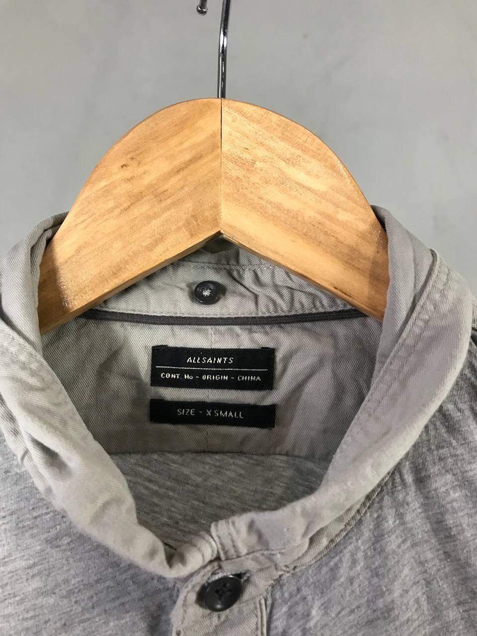 Allsaints Allsaints Luxury Streetwear Gray Longsleeve Size US XS / EU 42 / 0 - 5 Thumbnail