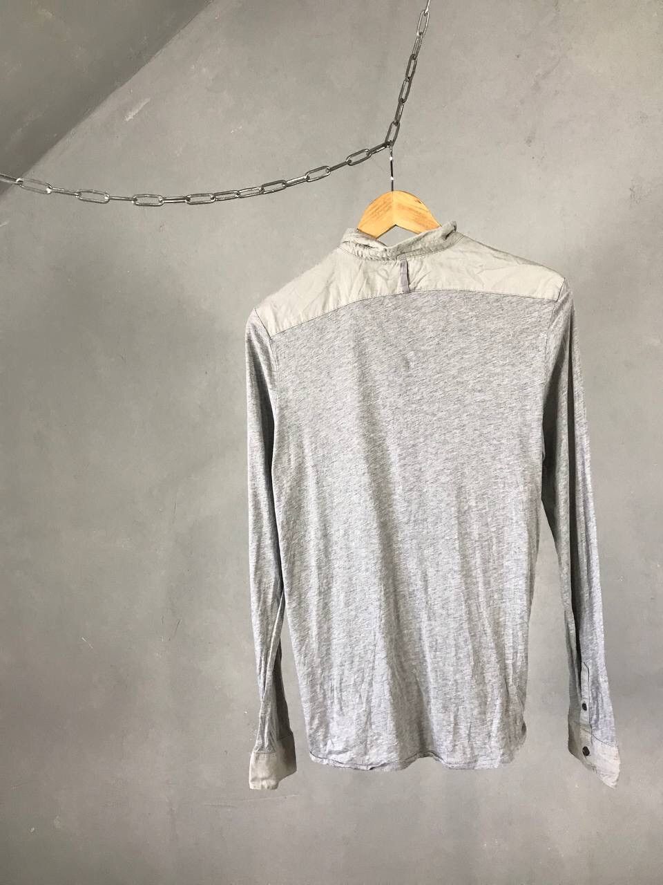 Allsaints Allsaints Luxury Streetwear Gray Longsleeve Size US XS / EU 42 / 0 - 9 Thumbnail