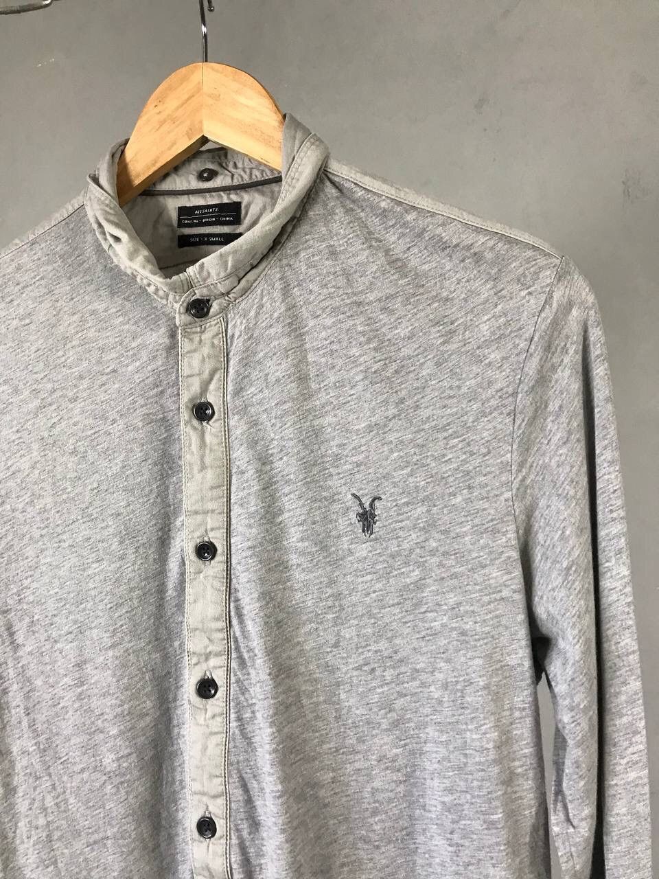Allsaints Allsaints Luxury Streetwear Gray Longsleeve Size US XS / EU 42 / 0 - 2 Thumbnail