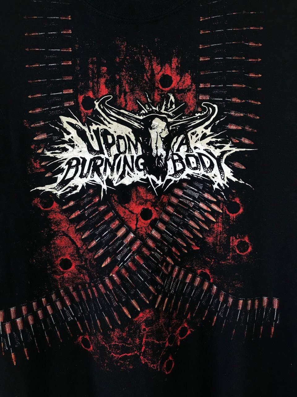 Band Tees Upon A Burning Bony Vintage Rock Band Tee Size US L / EU 52-54 / 3 - 3 Thumbnail