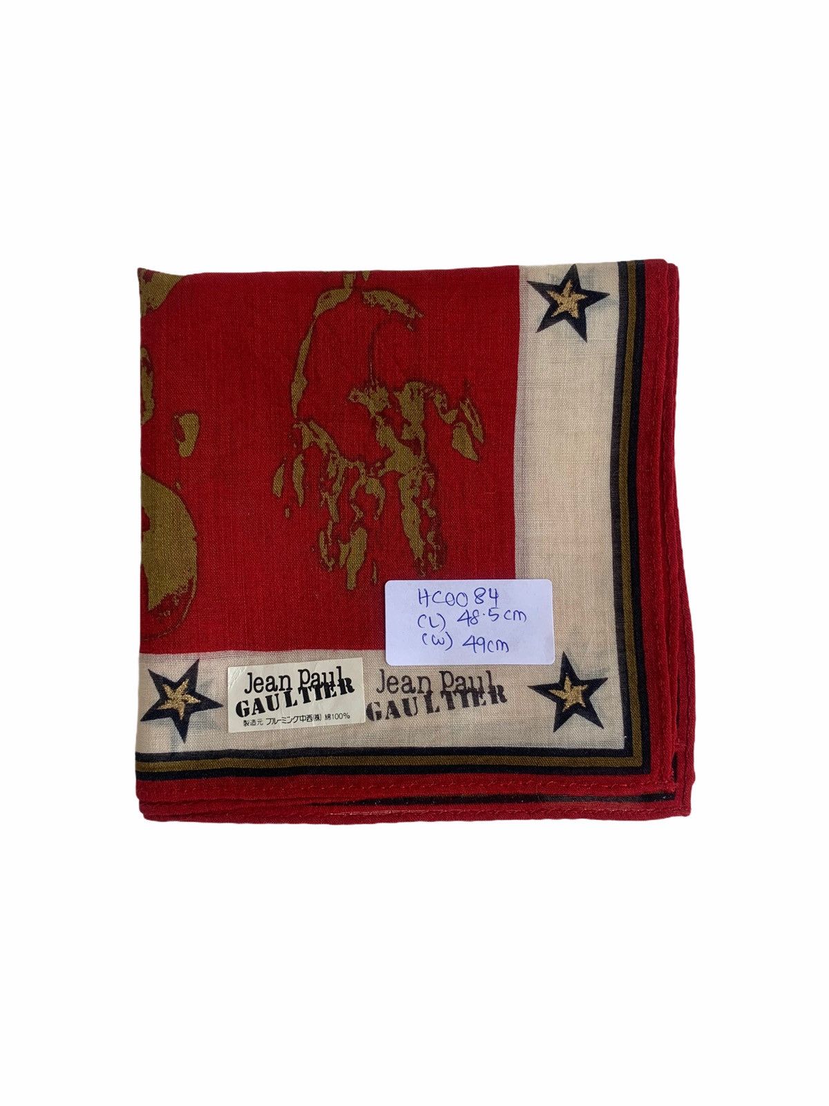Jean Paul Gaultier Jean Paul Gaultier Handkerchief Neckerchief Bandana Size ONE SIZE - 7 Thumbnail