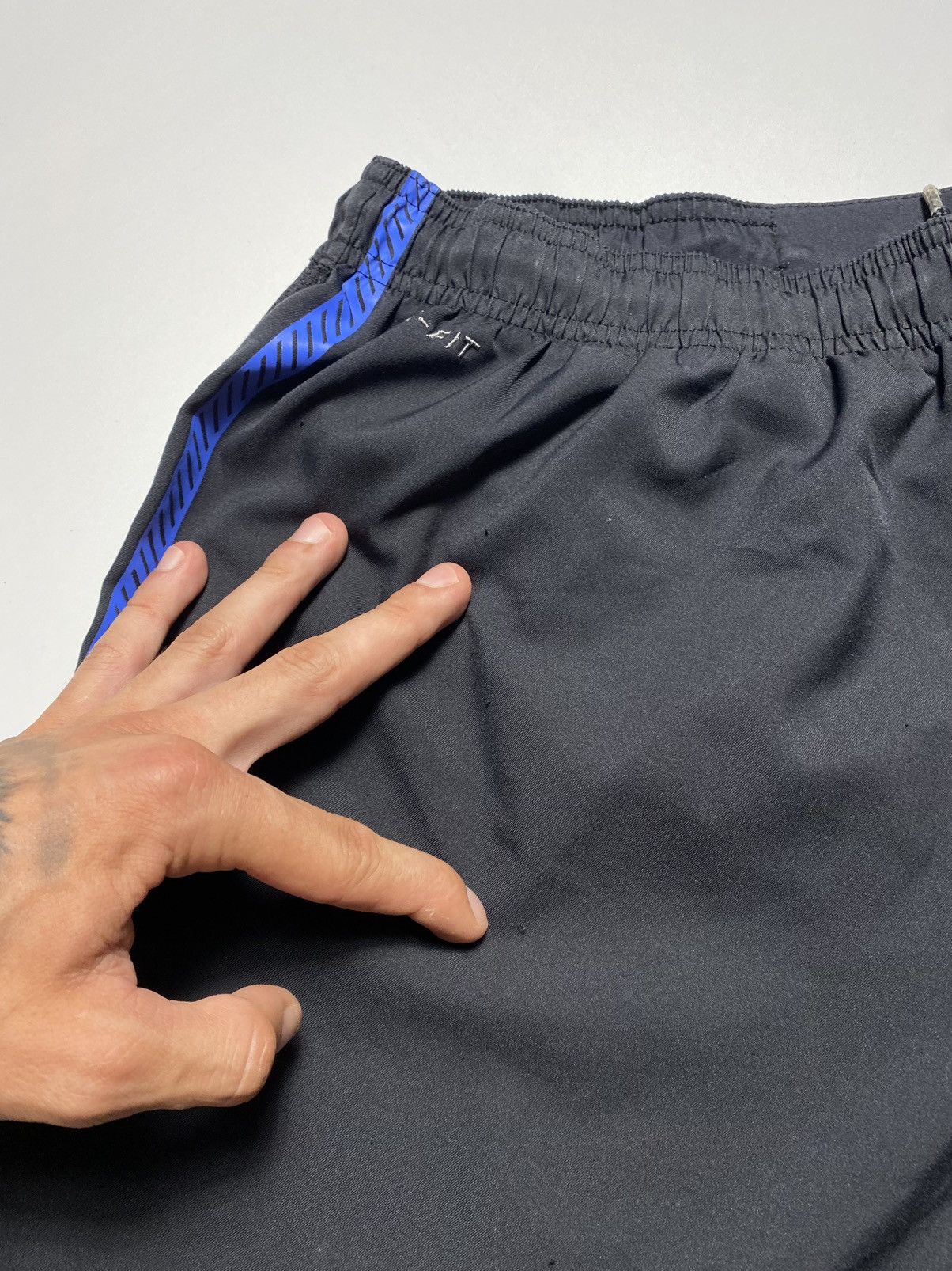 Nike Nike Inter Milan Internazionale Soccer Football Shorts Size US 30 / EU 46 - 5 Thumbnail