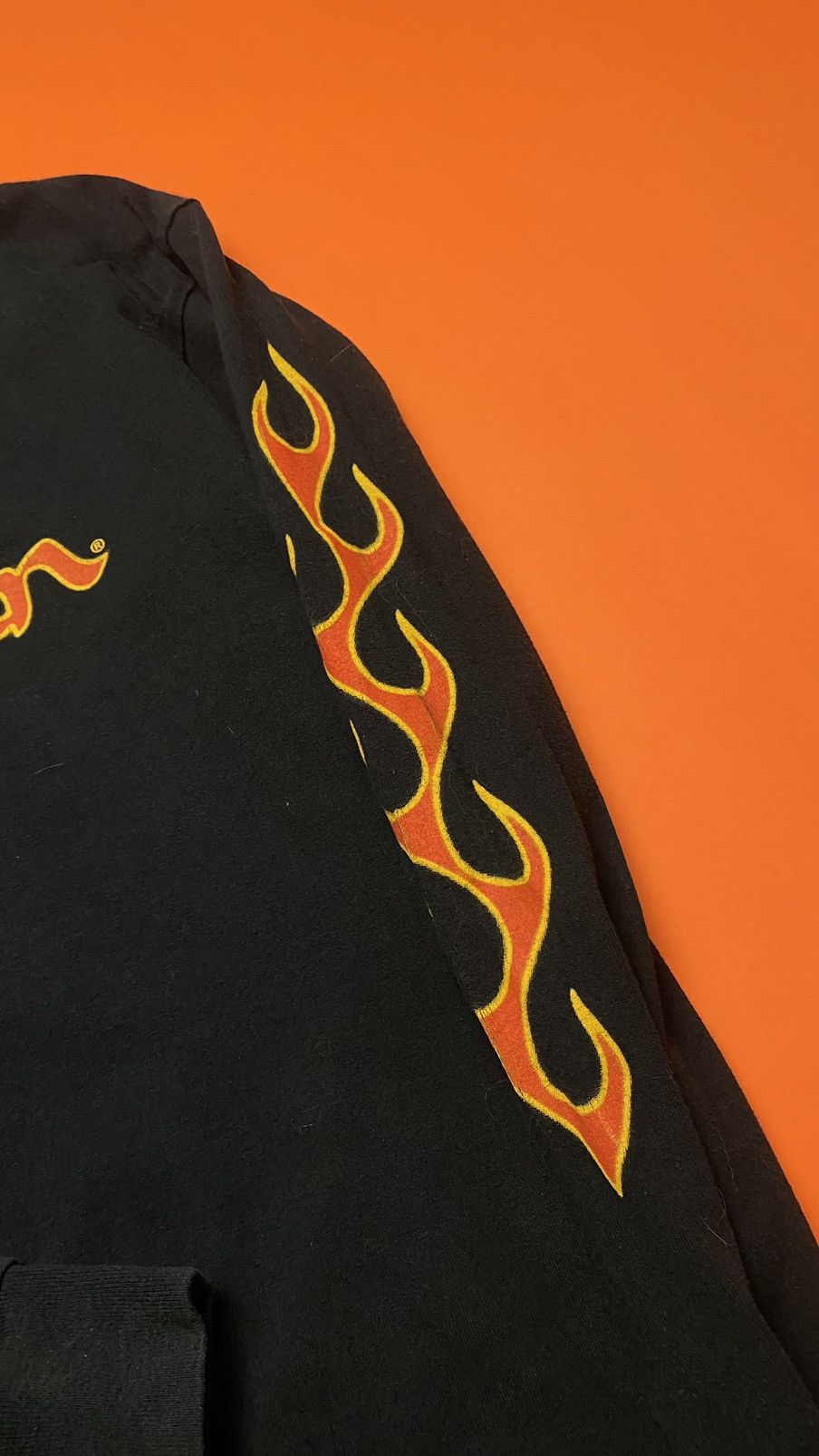 Gildan × Vintage Vintage 90s Zidjian flames long sleeve Size US L / EU 52-54 / 3 - 6 Thumbnail