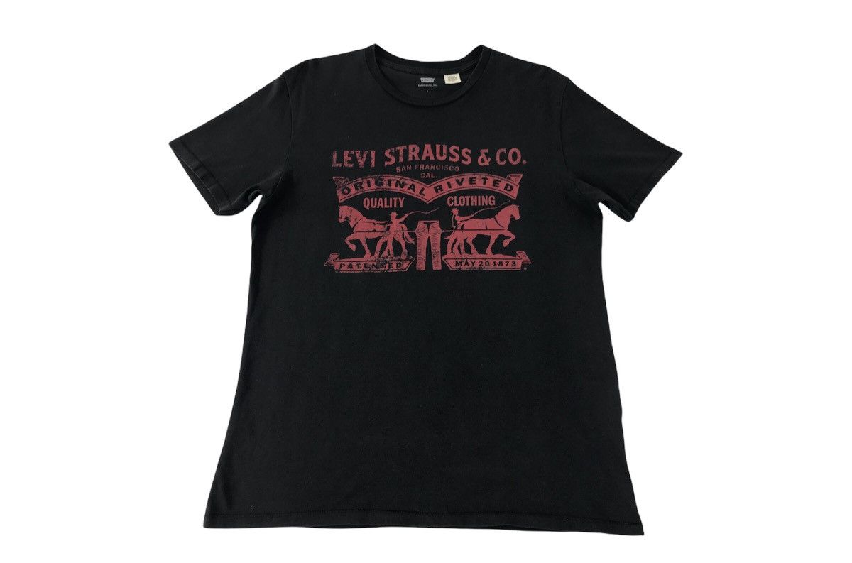 Levi's × Vintage Vintage Levi’strauss & Co Big Logo Tee Size US L / EU 52-54 / 3 - 1 Thumbnail