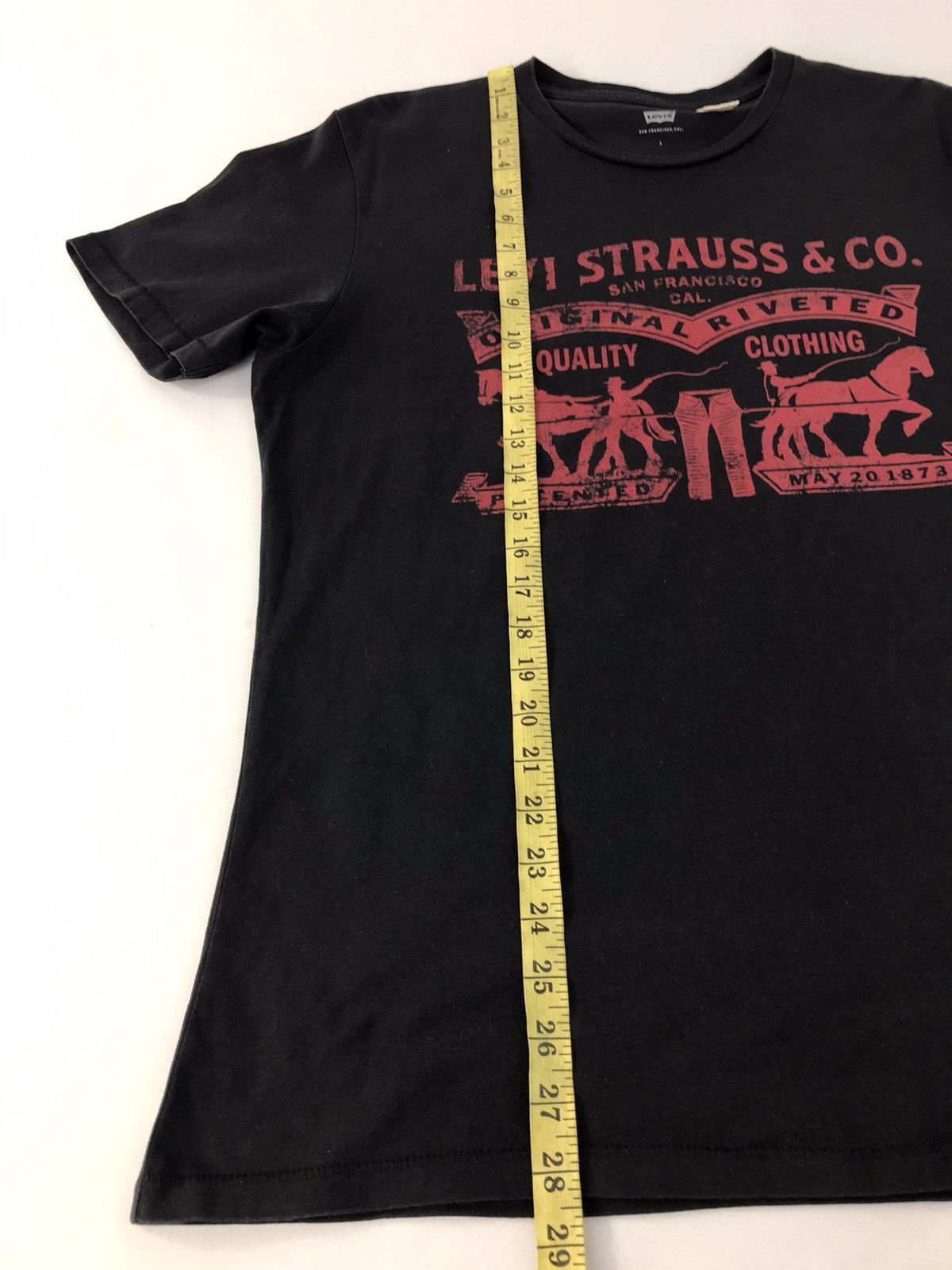 Levi's × Vintage Vintage Levi’strauss & Co Big Logo Tee Size US L / EU 52-54 / 3 - 12 Thumbnail