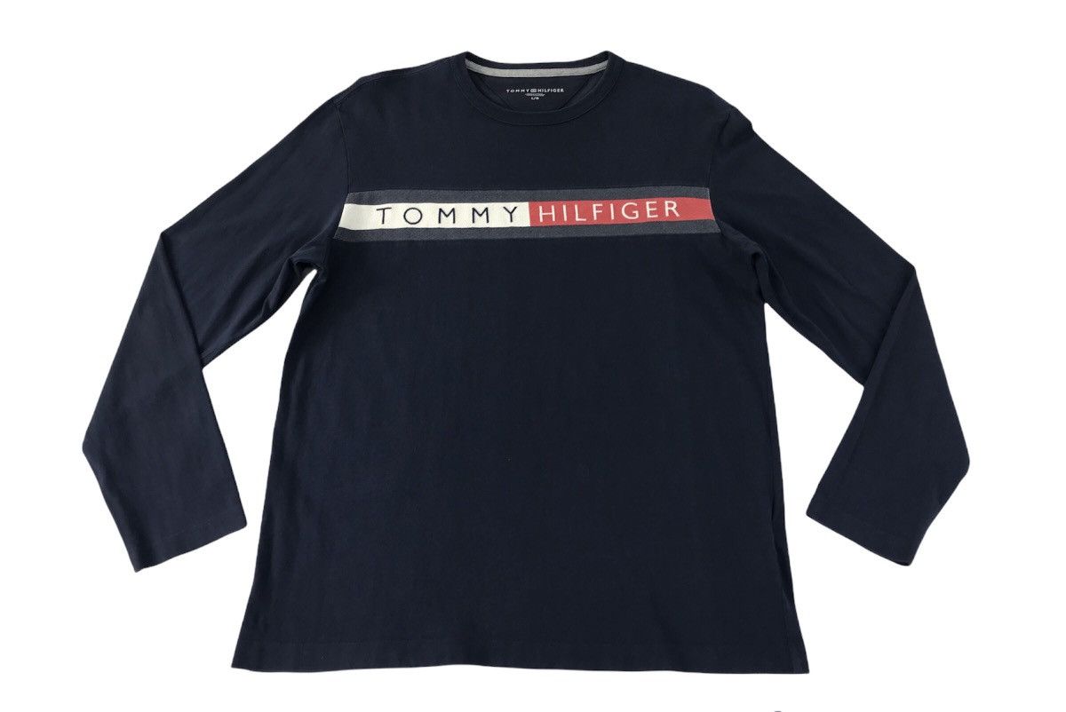 Japanese Brand × Tommy Hilfiger Tommy Hilfiger Big Logo Long Sleeve T-Shirt Size US L / EU 52-54 / 3 - 1 Thumbnail