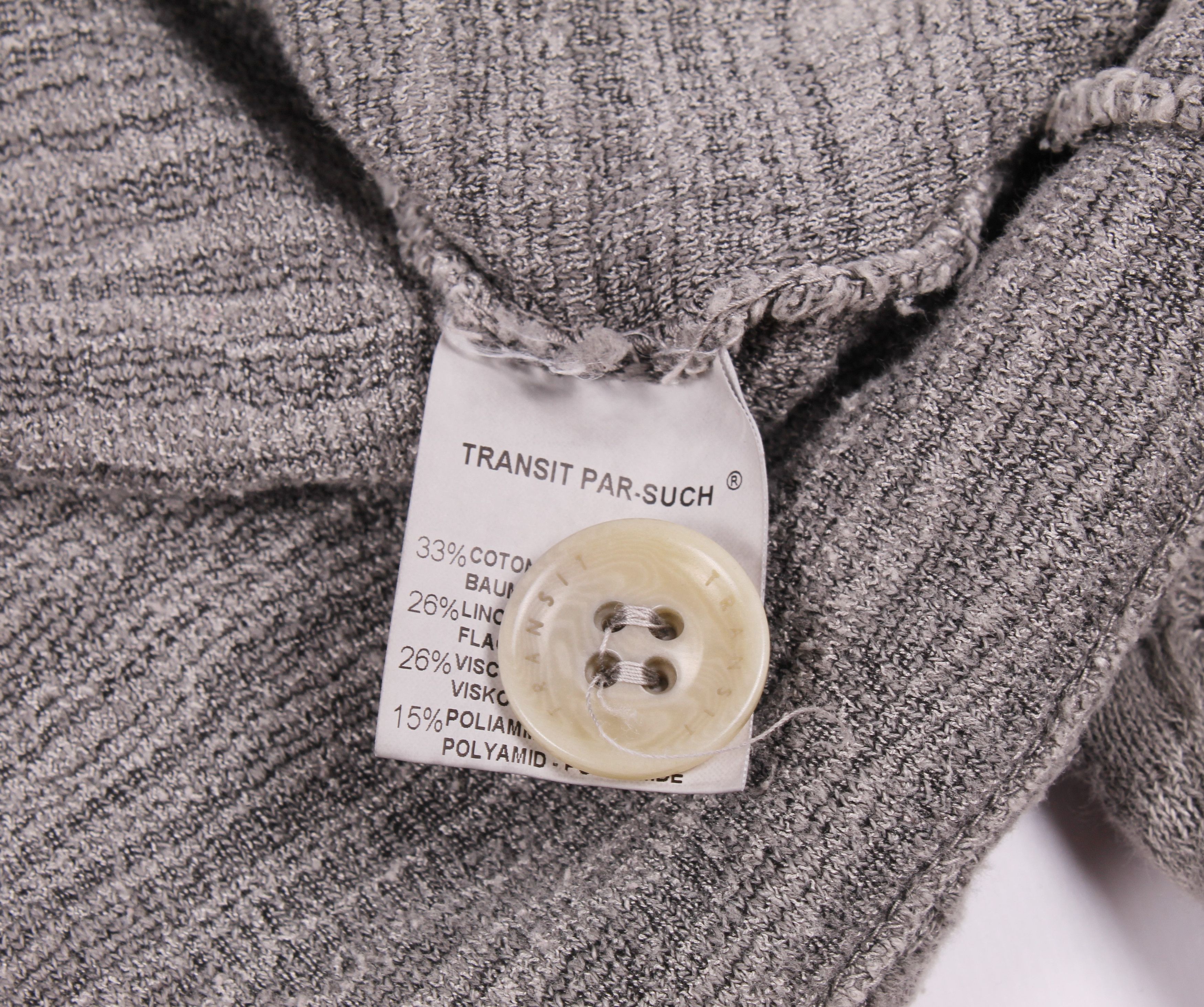 Transit Transit Par-Such Distressed Avant Garde Blazer Size S / US 4 / IT 40 - 6 Thumbnail