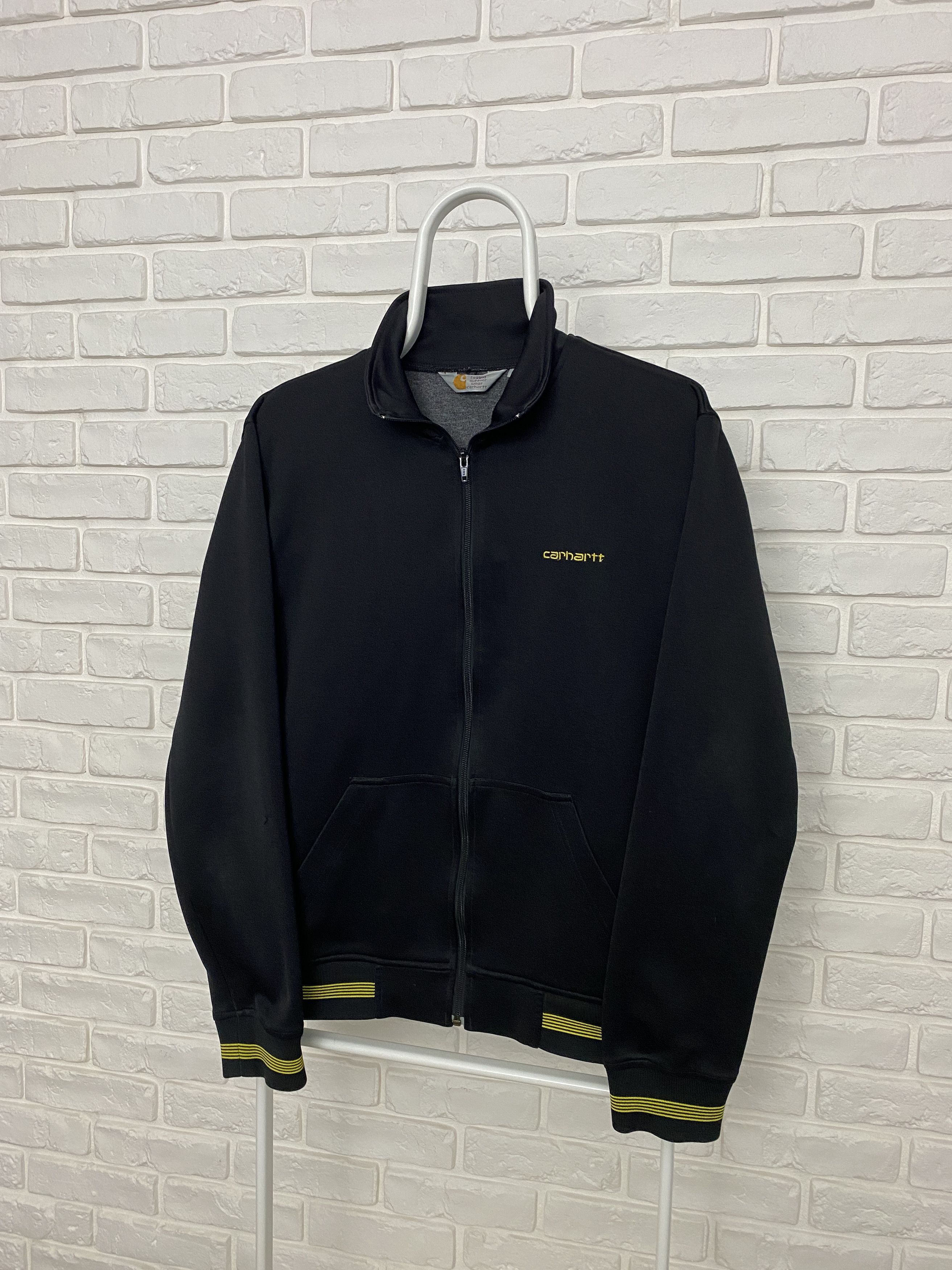Carhartt Men's Carhartt Shortstop Track Jacket Black Full Zip Size M Size US M / EU 48-50 / 2 - 2 Thumbnail