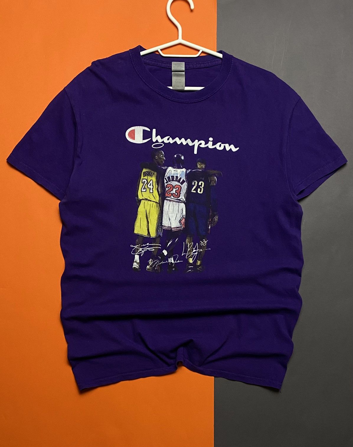 Champion Michael Jordan | Kobe Bryant | Lebron James legends NBA tee Size US M / EU 48-50 / 2 - 1 Thumbnail