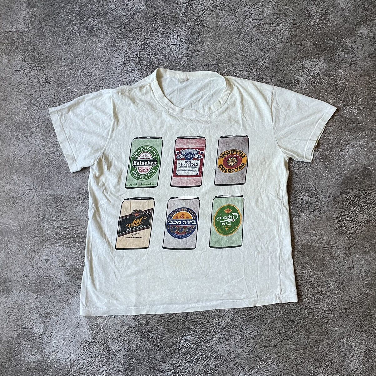 Vintage Vintage 90s Graphic Tee Beer Funny Print Streetwear Skate L Size US L / EU 52-54 / 3 - 2 Thumbnail