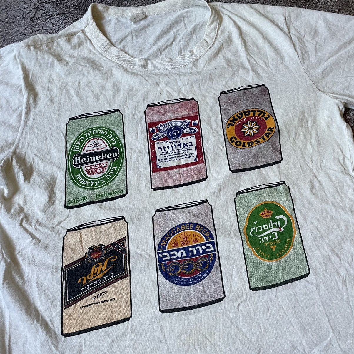 Vintage Vintage 90s Graphic Tee Beer Funny Print Streetwear Skate L Size US L / EU 52-54 / 3 - 6 Thumbnail