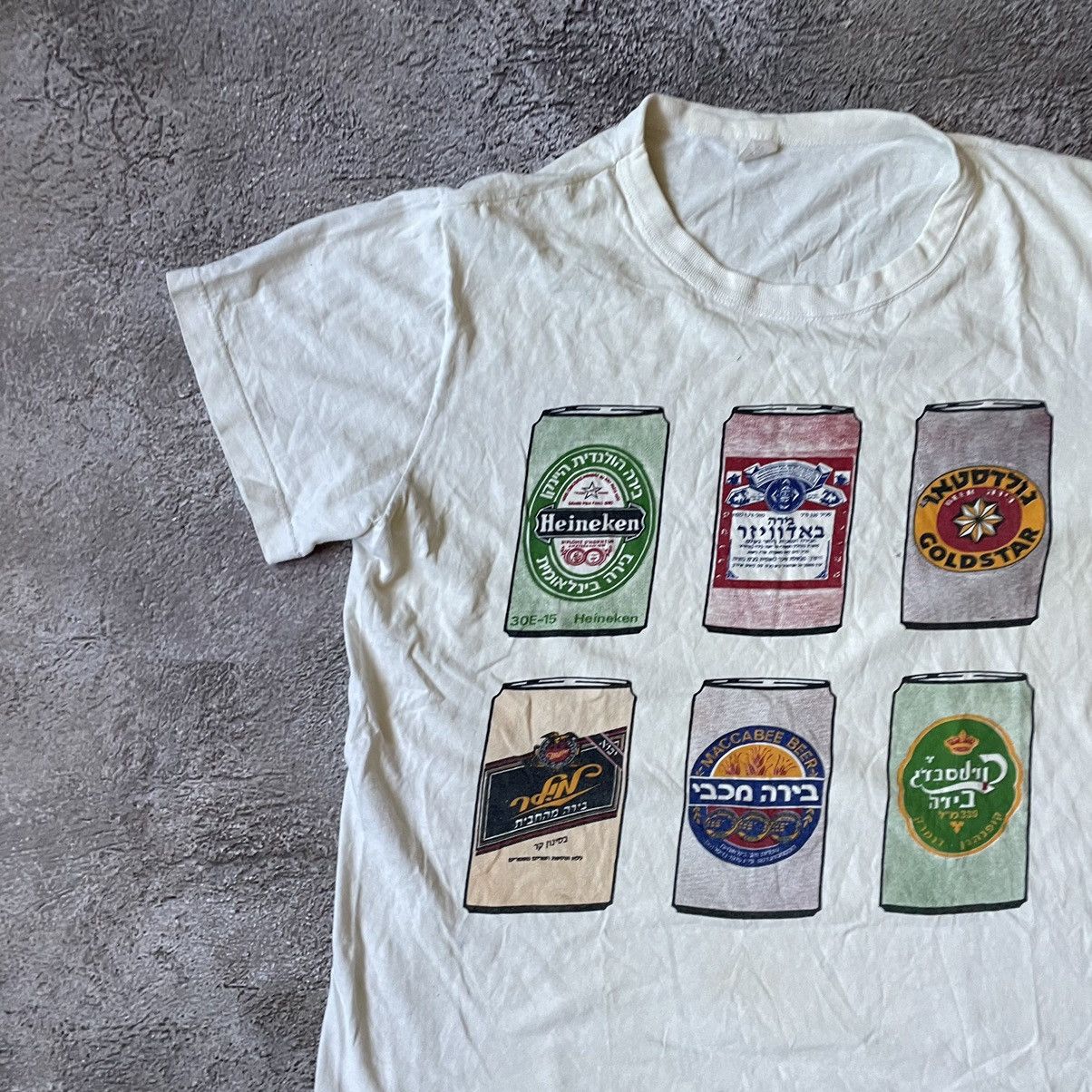 Vintage Vintage 90s Graphic Tee Beer Funny Print Streetwear Skate L Size US L / EU 52-54 / 3 - 4 Thumbnail