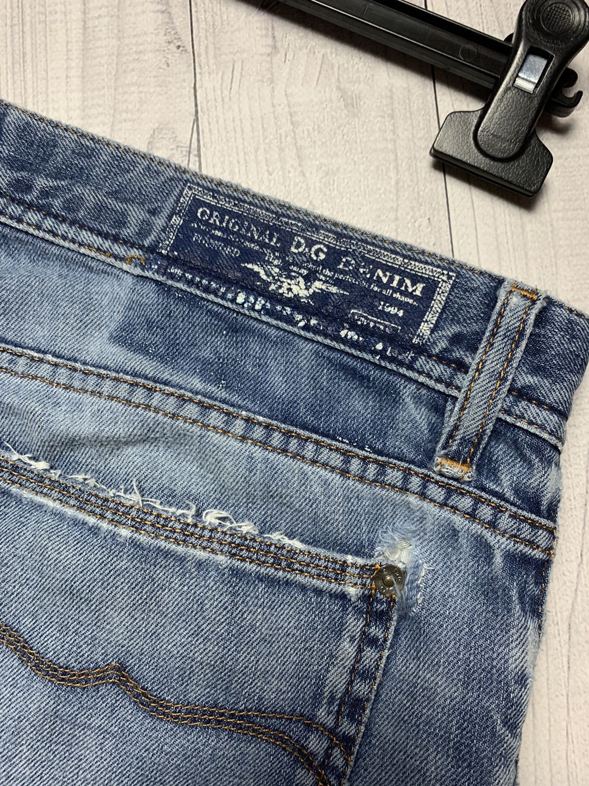 Dolce & Gabbana × Vintage Vintage Dolce & Gabbana denim jeans distressed Size US 35 - 12 Thumbnail