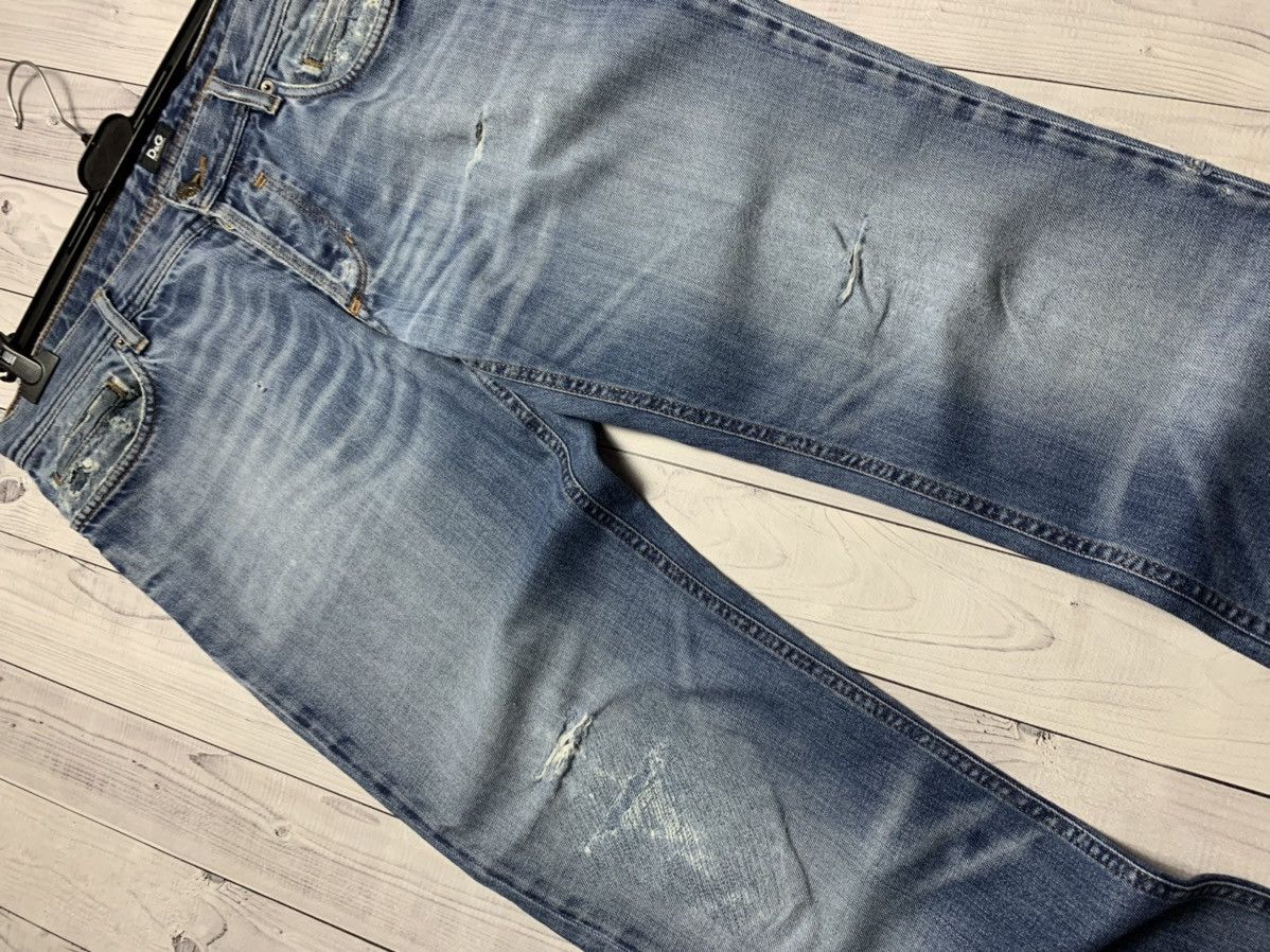 Dolce & Gabbana × Vintage Vintage Dolce & Gabbana denim jeans distressed Size US 35 - 3 Thumbnail