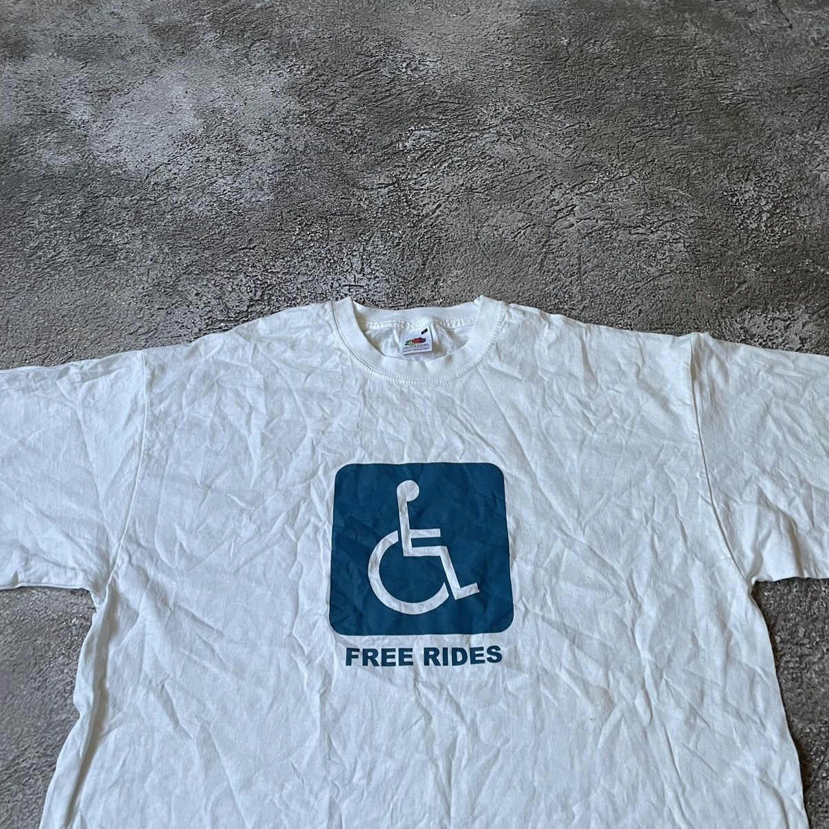 Vintage Vintage Y2K Disabled Graphic Tee Sun Faded Skate Streetwear Size US L / EU 52-54 / 3 - 5 Thumbnail