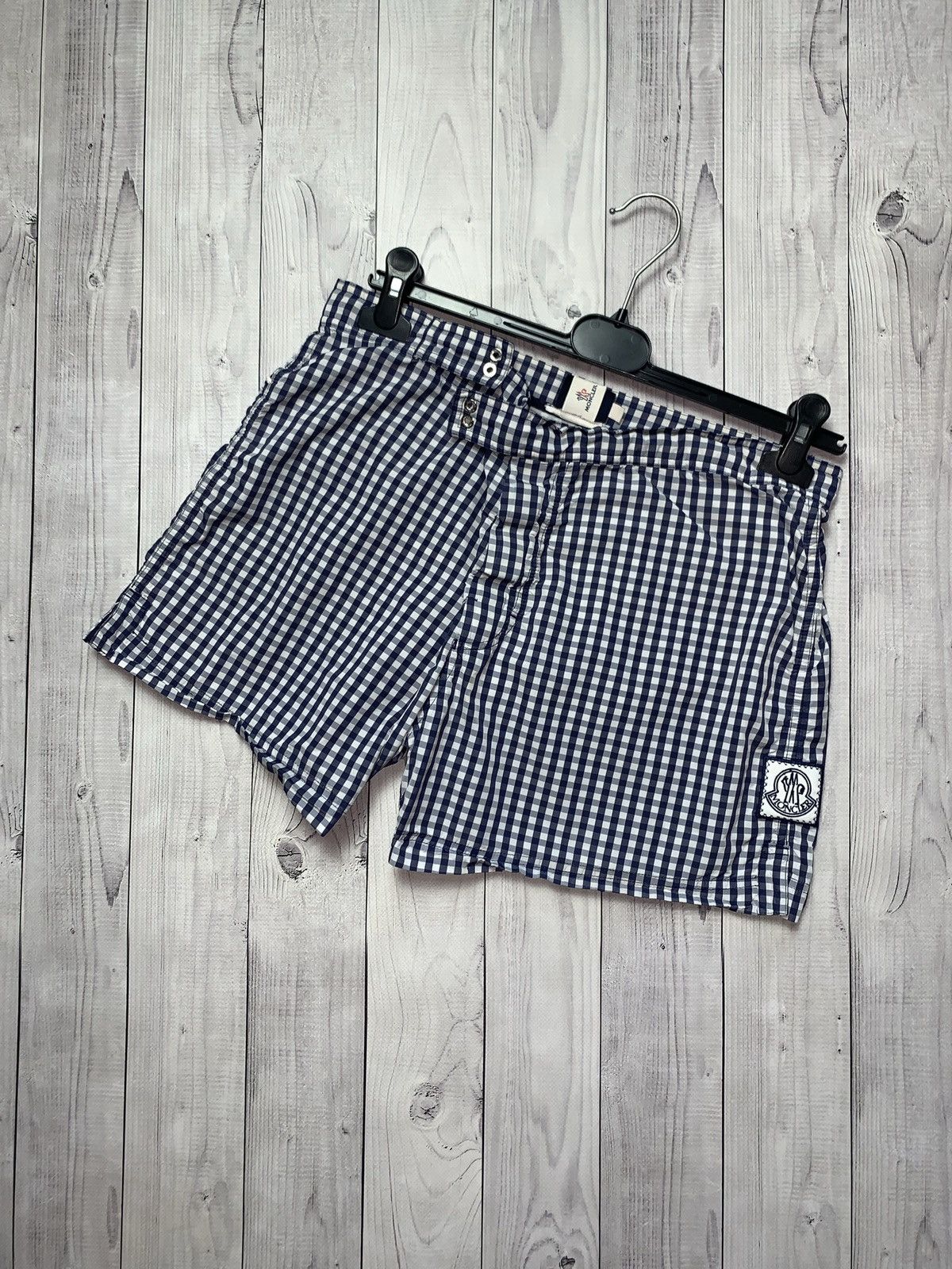 Moncler Moncler Short logo plaid size M Size US 32 / EU 48 - 1 Thumbnail