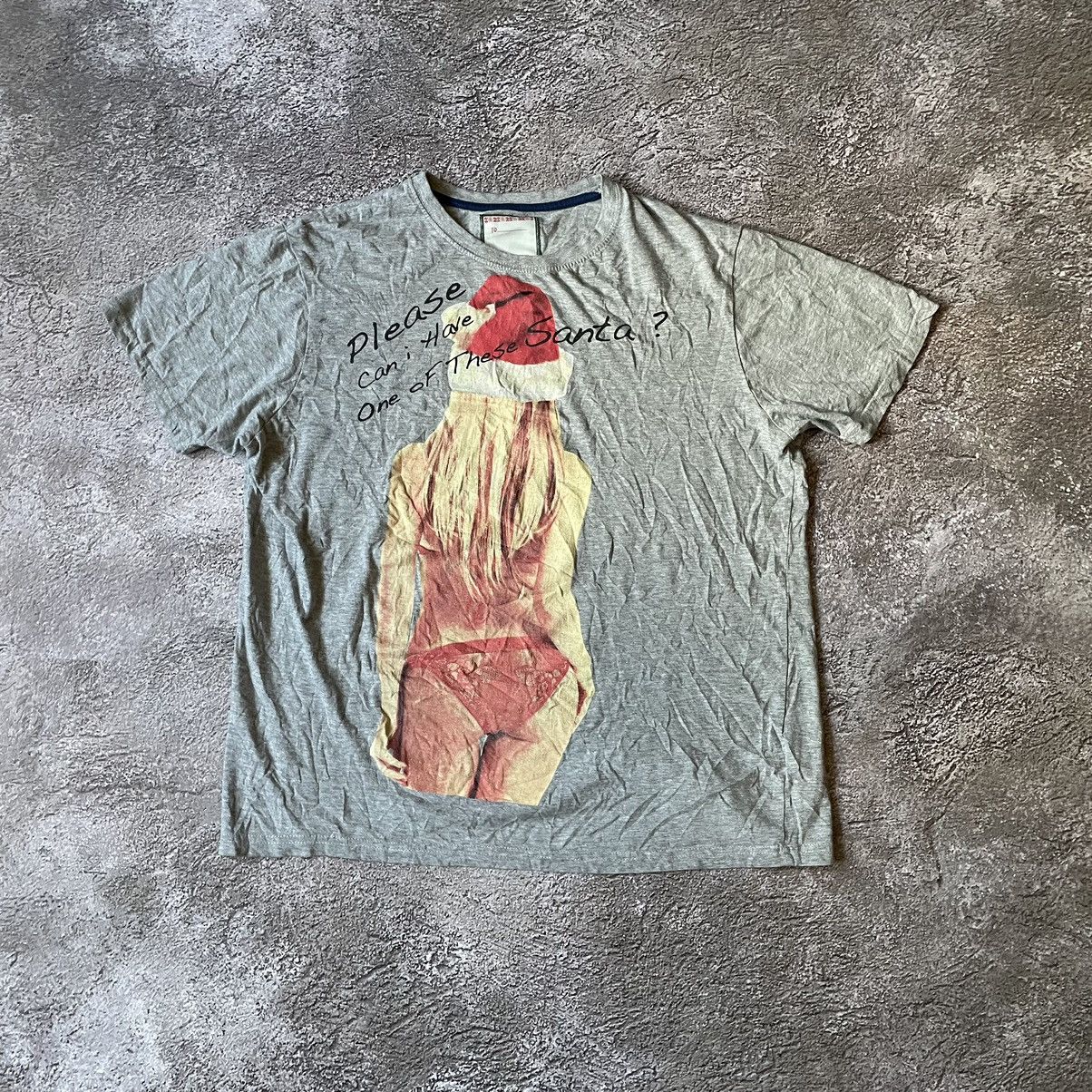 Vintage Vintage Y2K Sun Faded Graphic Tee Oversized Humor Cream M Size US M / EU 48-50 / 2 - 2 Thumbnail