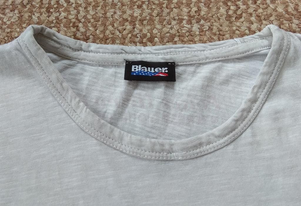 Other BLAUER graphic print helmet t shirt tee Size US L / EU 52-54 / 3 - 4 Thumbnail
