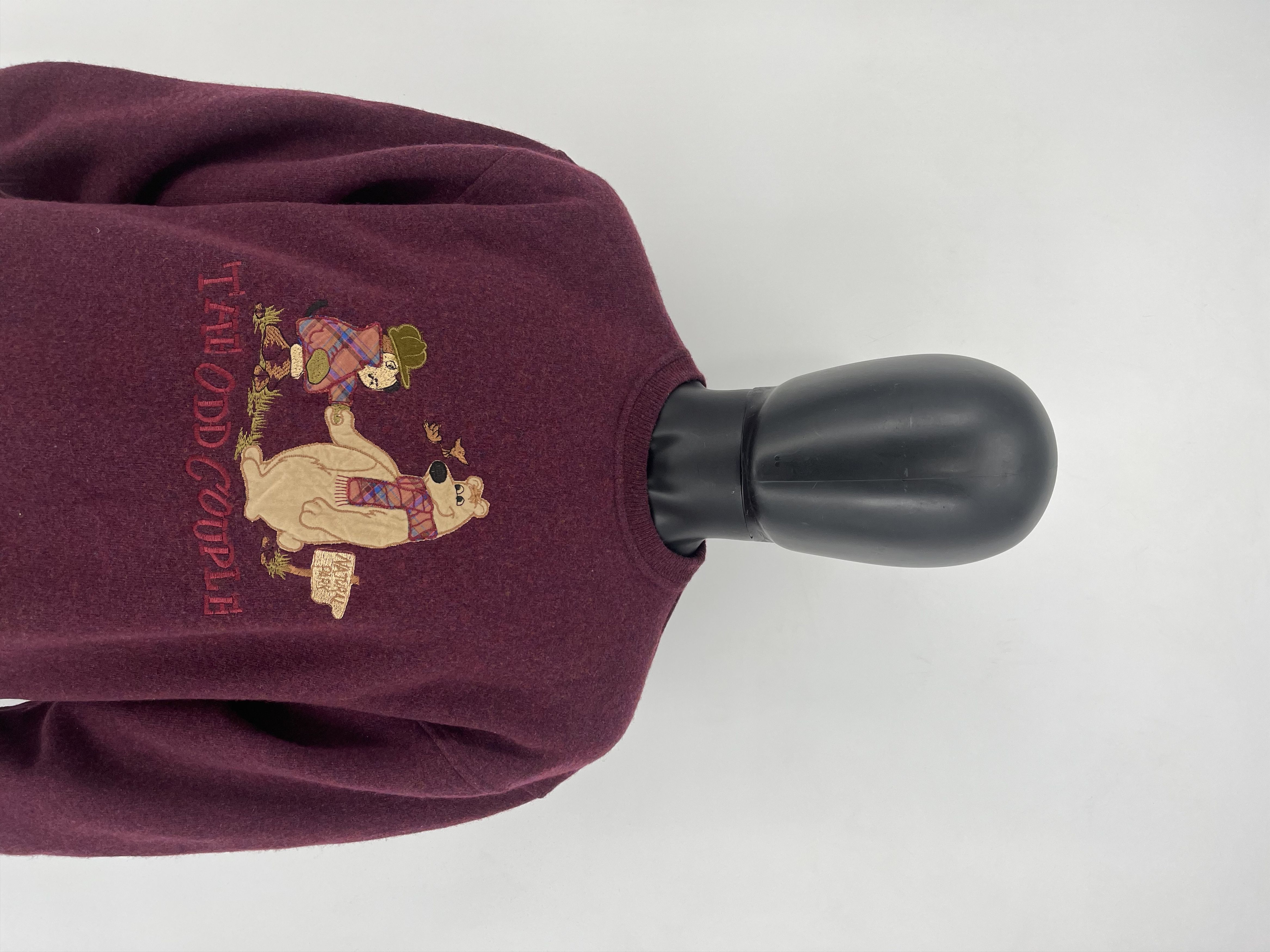 Vintage Very rare sweater by famous sculptor Enrico Baj Art Style Size US L / EU 52-54 / 3 - 1 Thumbnail