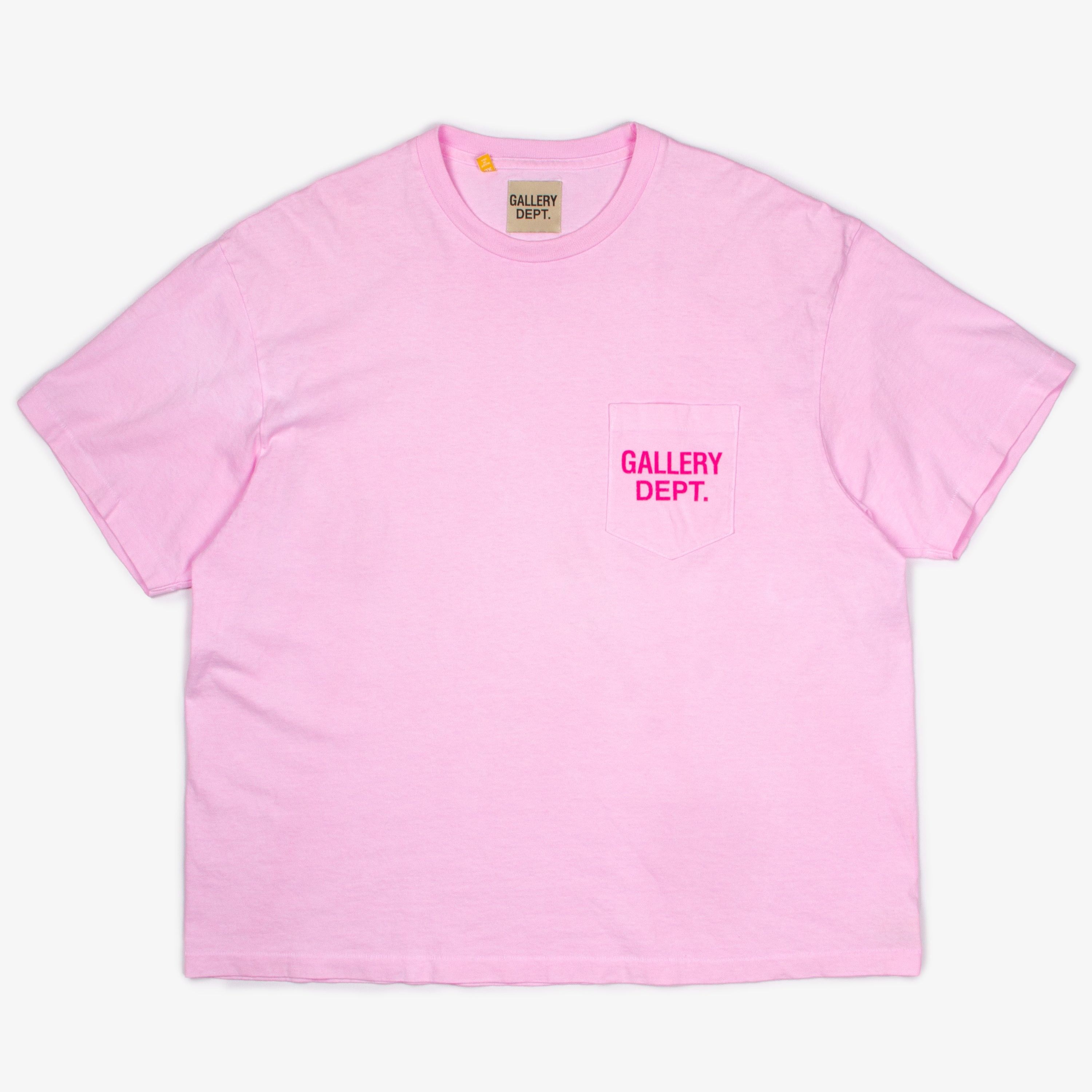 Gallery Dept. GALLERY DEPT. PINK CLASSIC LOGO POCKET TEE Size US XL / EU 56 / 4 - 2 Thumbnail