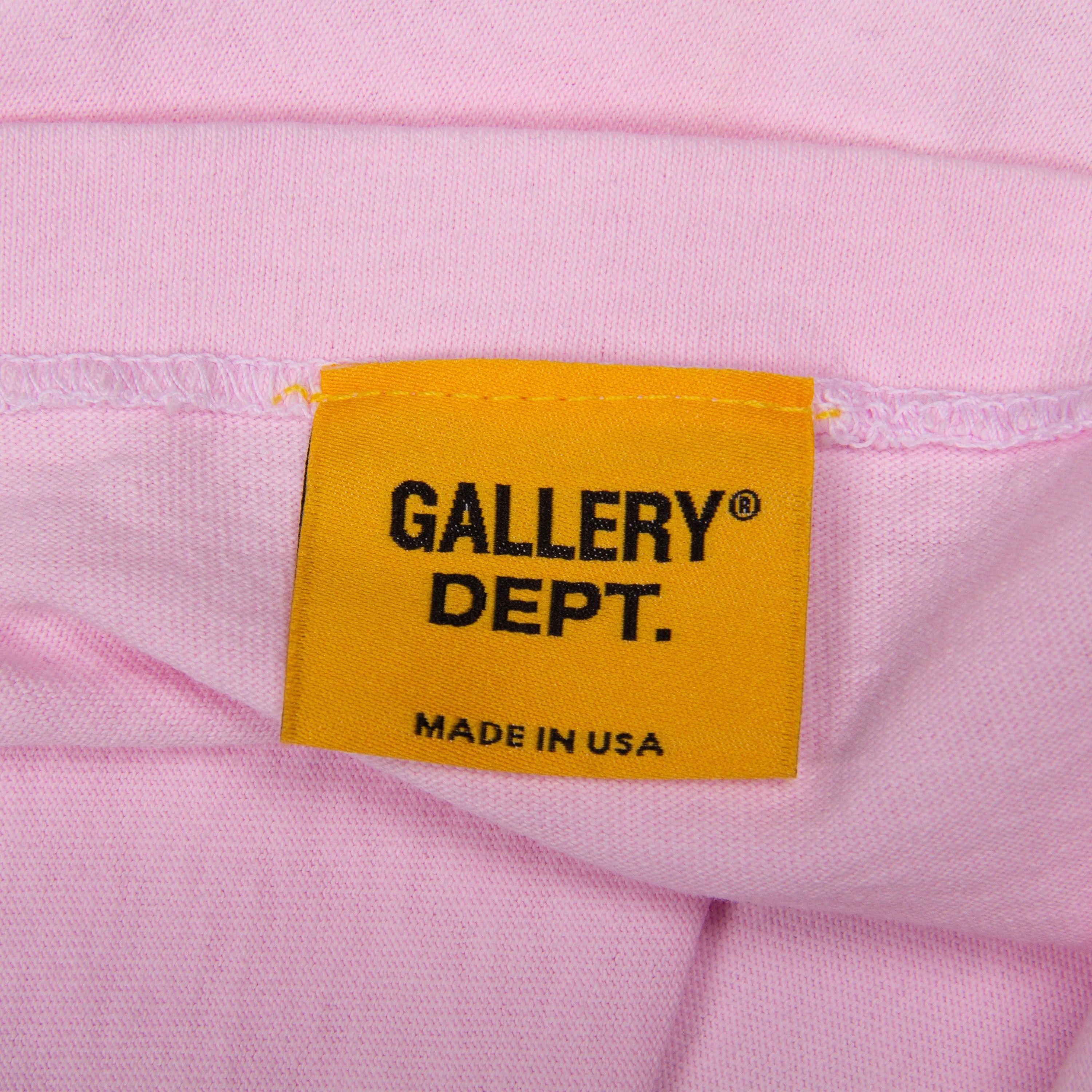 Gallery Dept. GALLERY DEPT. PINK CLASSIC LOGO POCKET TEE Size US XL / EU 56 / 4 - 5 Thumbnail