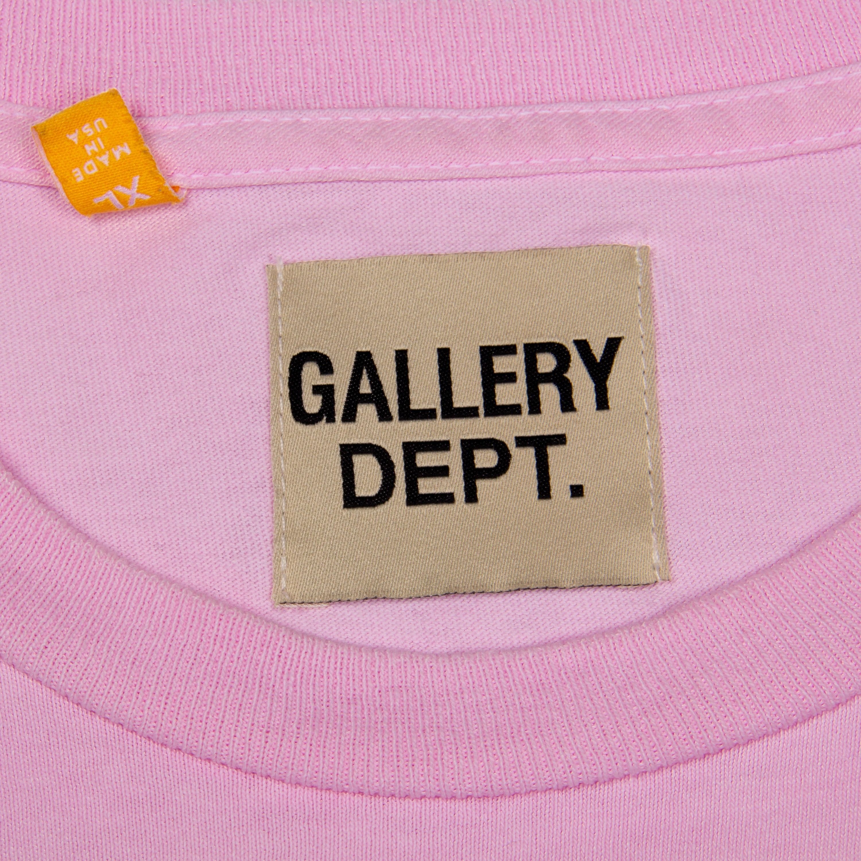 Gallery Dept. GALLERY DEPT. PINK CLASSIC LOGO POCKET TEE Size US XL / EU 56 / 4 - 3 Thumbnail