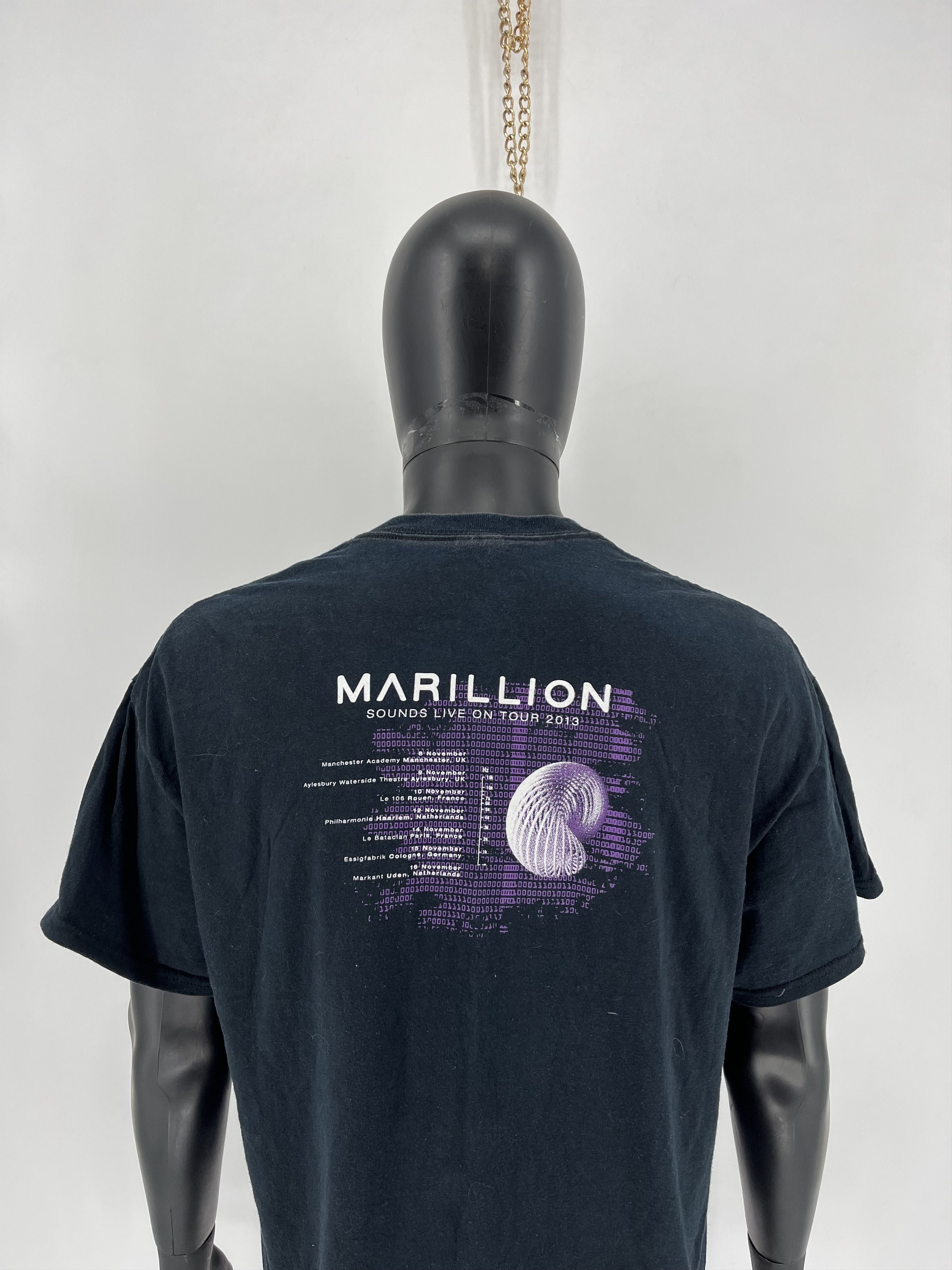 Band Tees × Vintage Vintage Y2K Marillion Sounds on Tour 2013 Band Rock T Shirt Size US XL / EU 56 / 4 - 6 Thumbnail