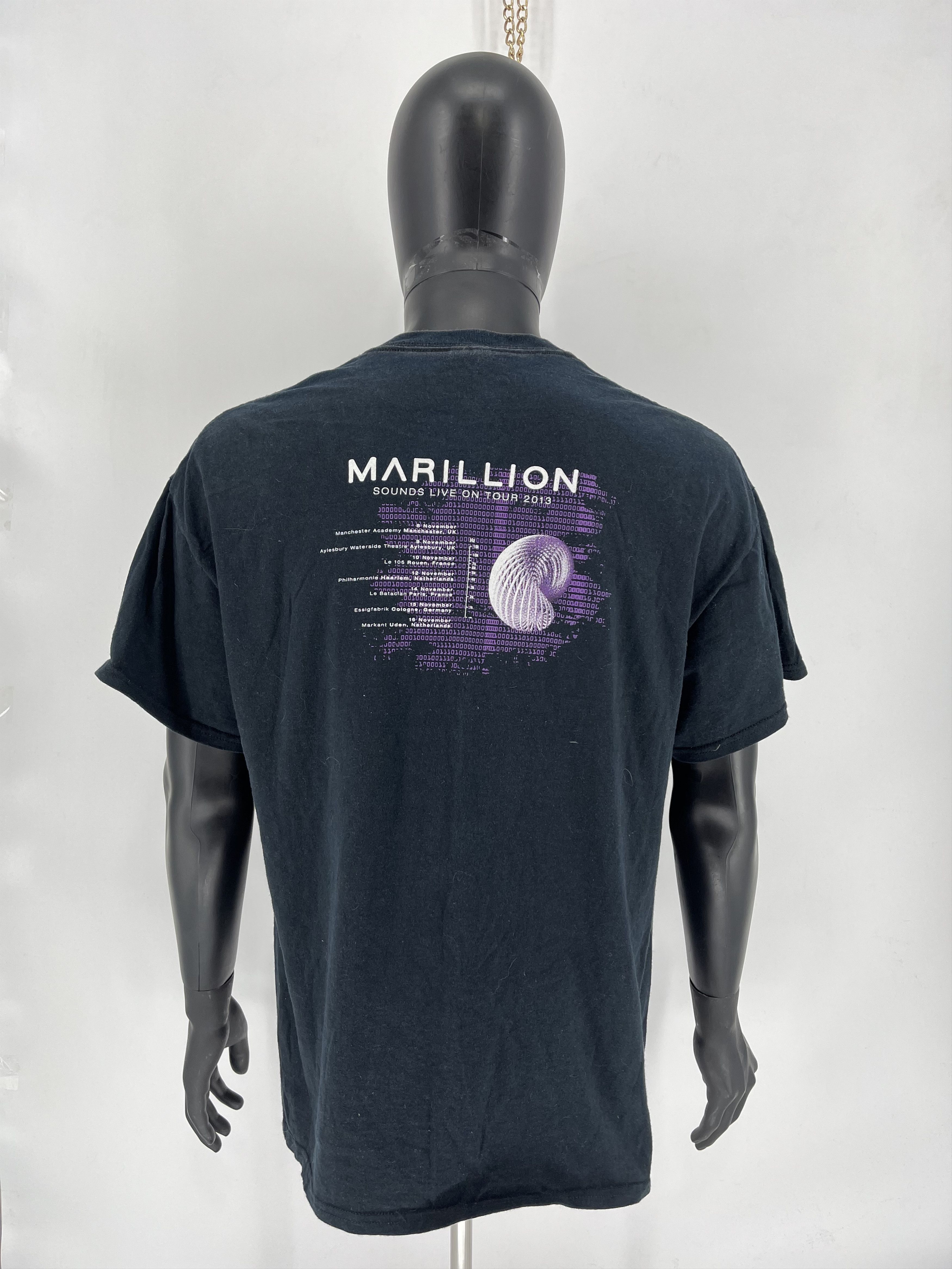 Band Tees × Vintage Vintage Y2K Marillion Sounds on Tour 2013 Band Rock T Shirt Size US XL / EU 56 / 4 - 5 Thumbnail