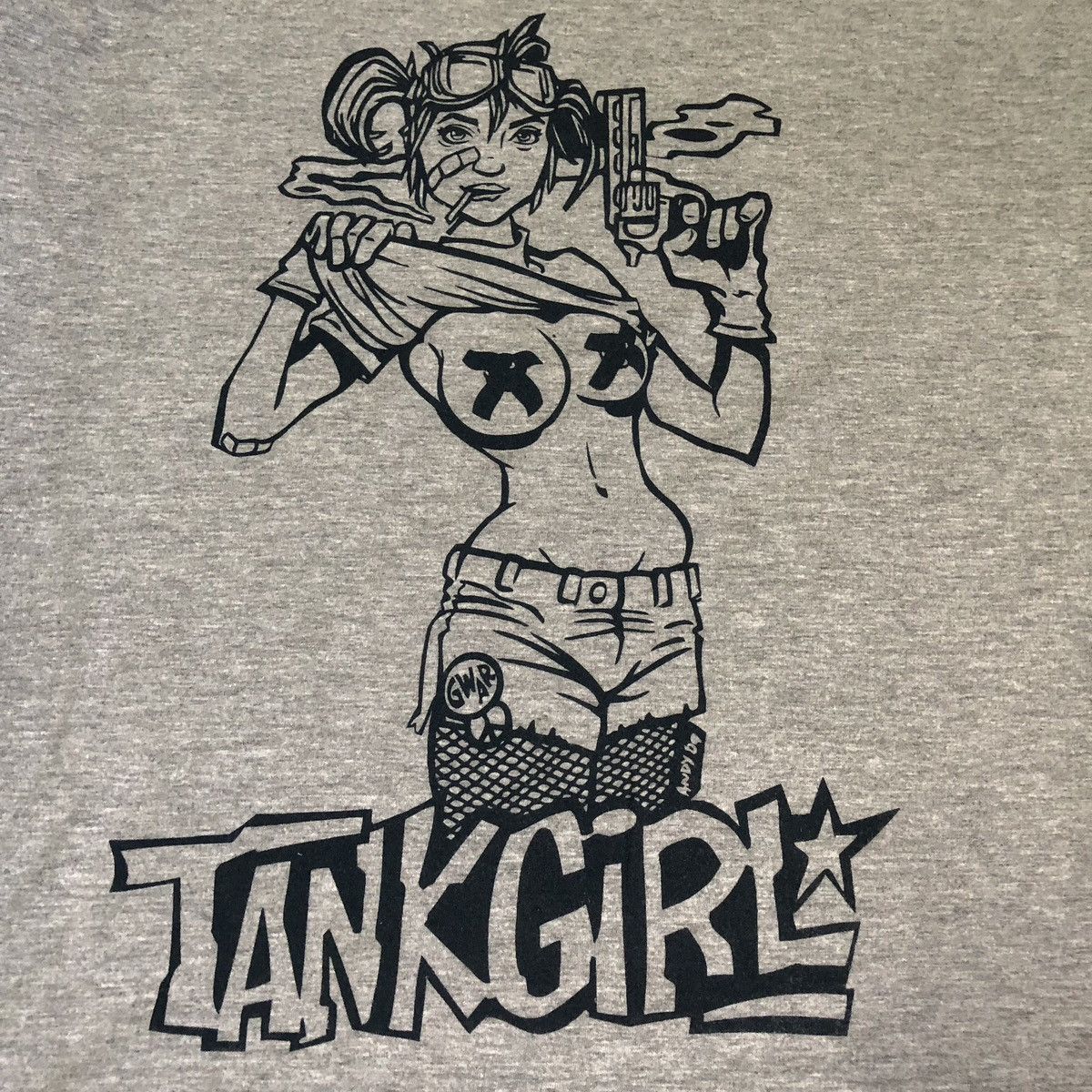 Comics Tank Girl Rebecca Buck Ringer Tshirt Cult British Comics 
