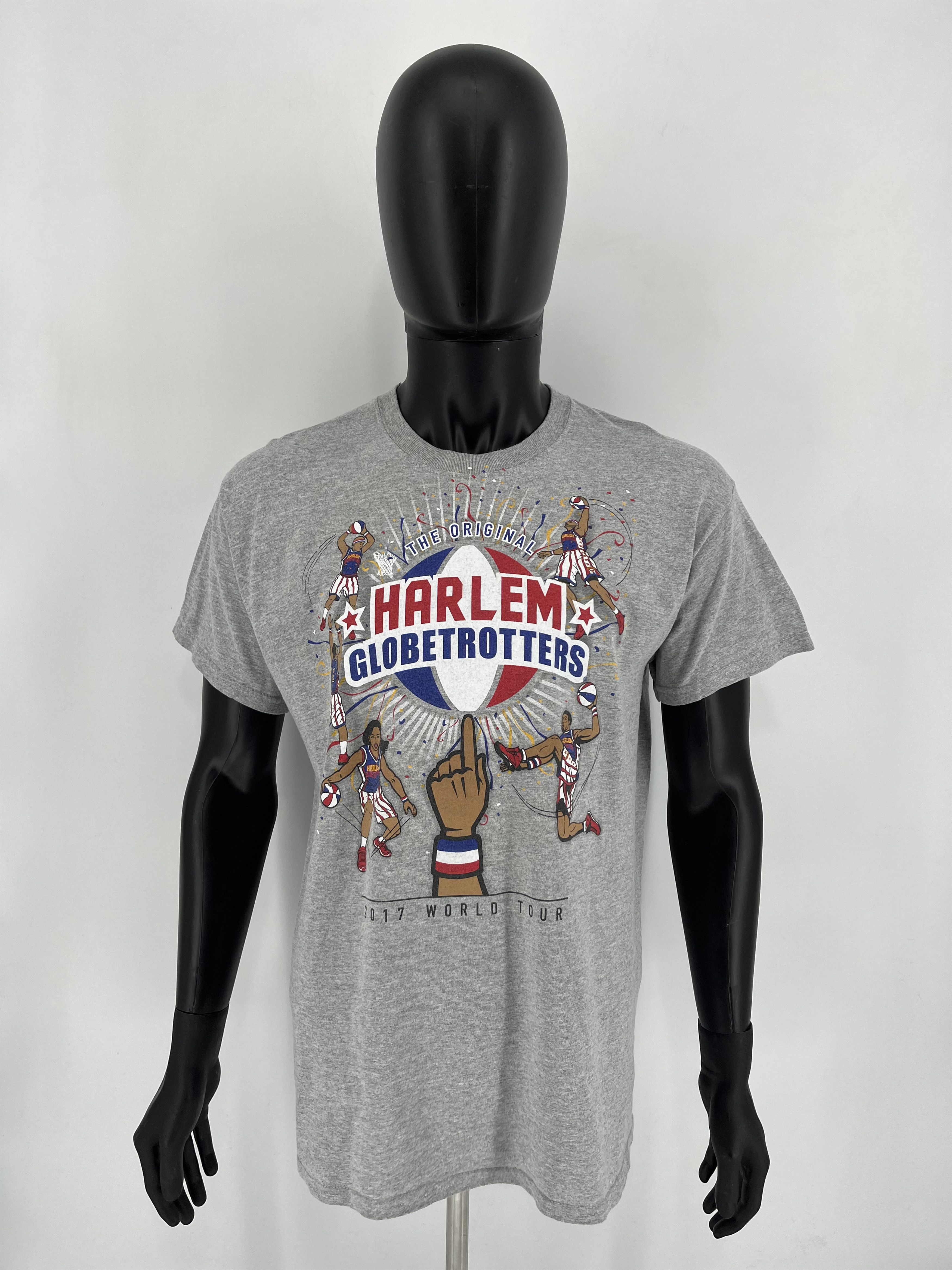 Harlem Globetrotters × NBA × Vintage Harlem Globetrotters 2017 World Tour T-Shirt Size L Size US L / EU 52-54 / 3 - 2 Thumbnail