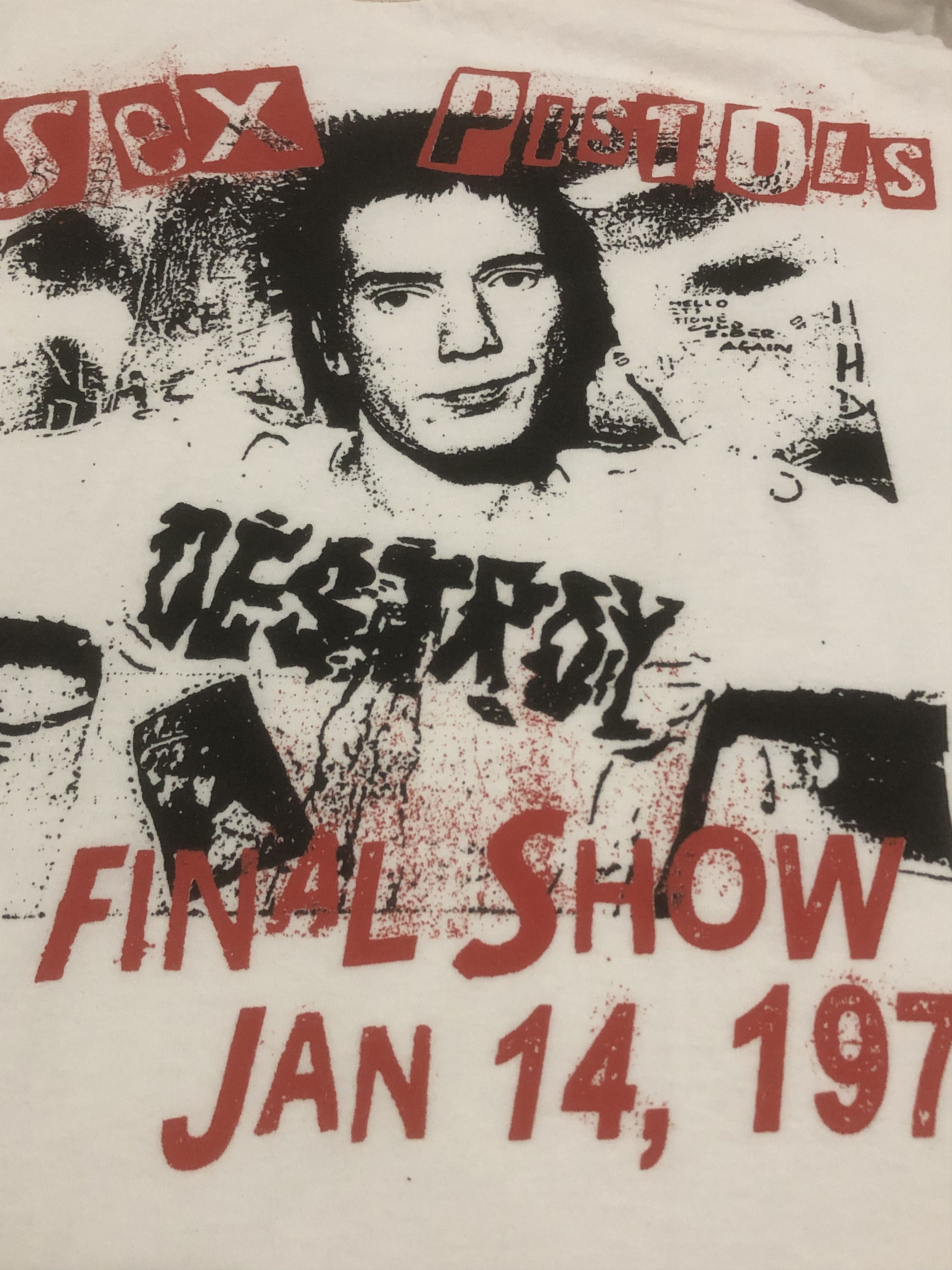 Alstyle Sex Pistols Destroy Final Show Tshirt Size US S / EU 44-46 / 1 - 2 Thumbnail