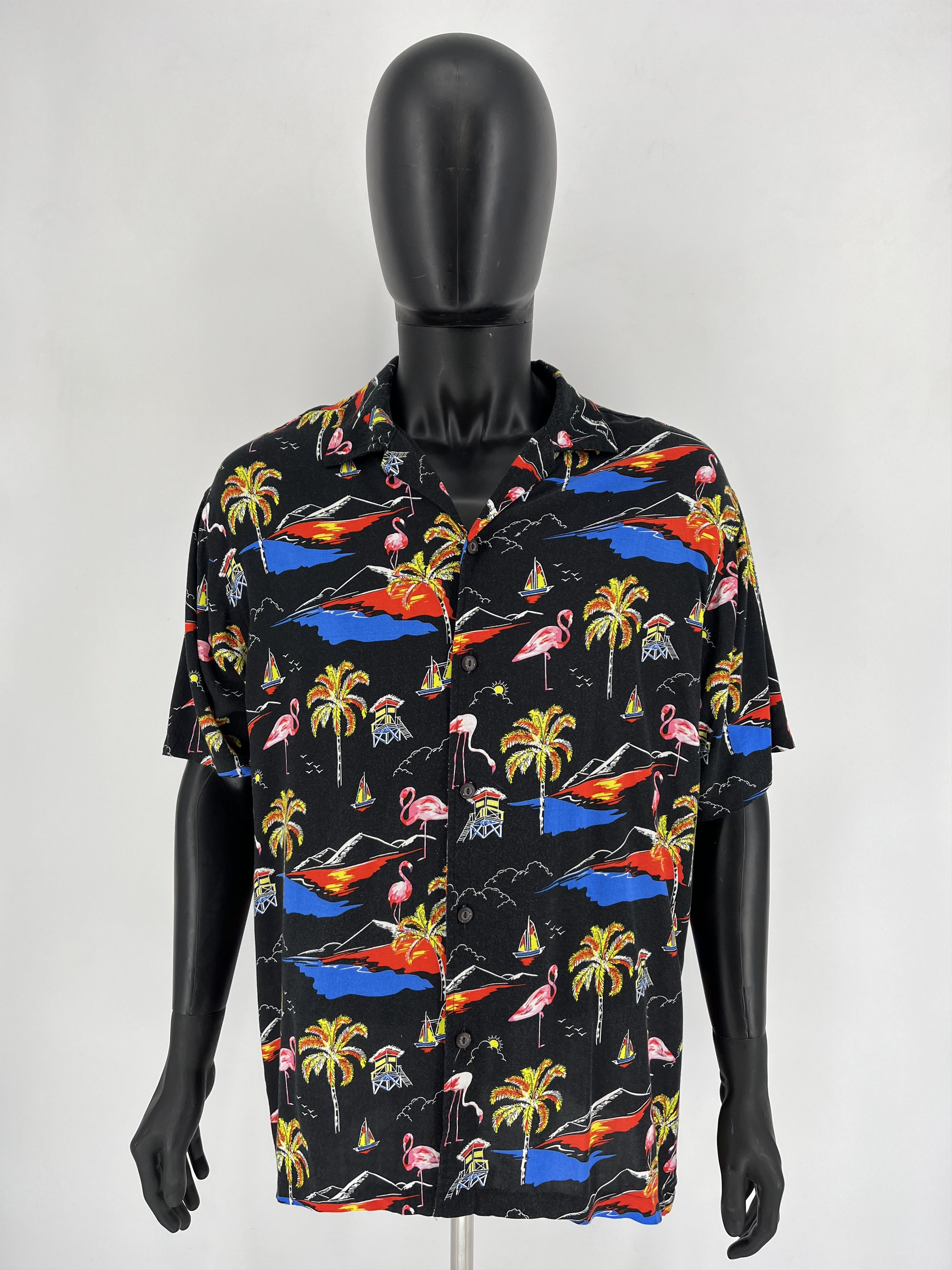 Vintage Vintage Art Streetwear Hawaiian Travis Scott style Size US XL / EU 56 / 4 - 1 Thumbnail
