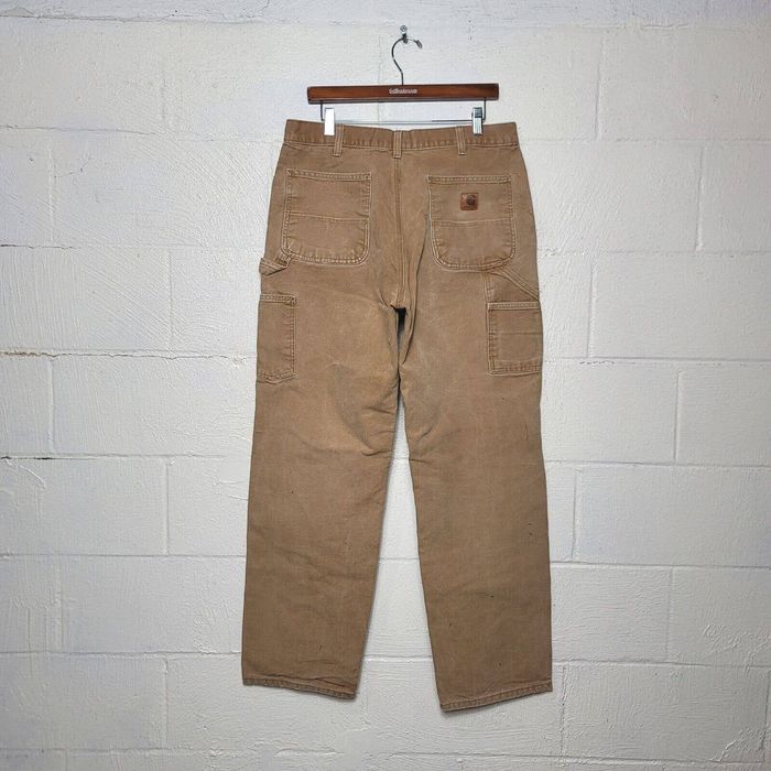 Vintage Carhartt Brown Carpenter Work Pants Size 30x29