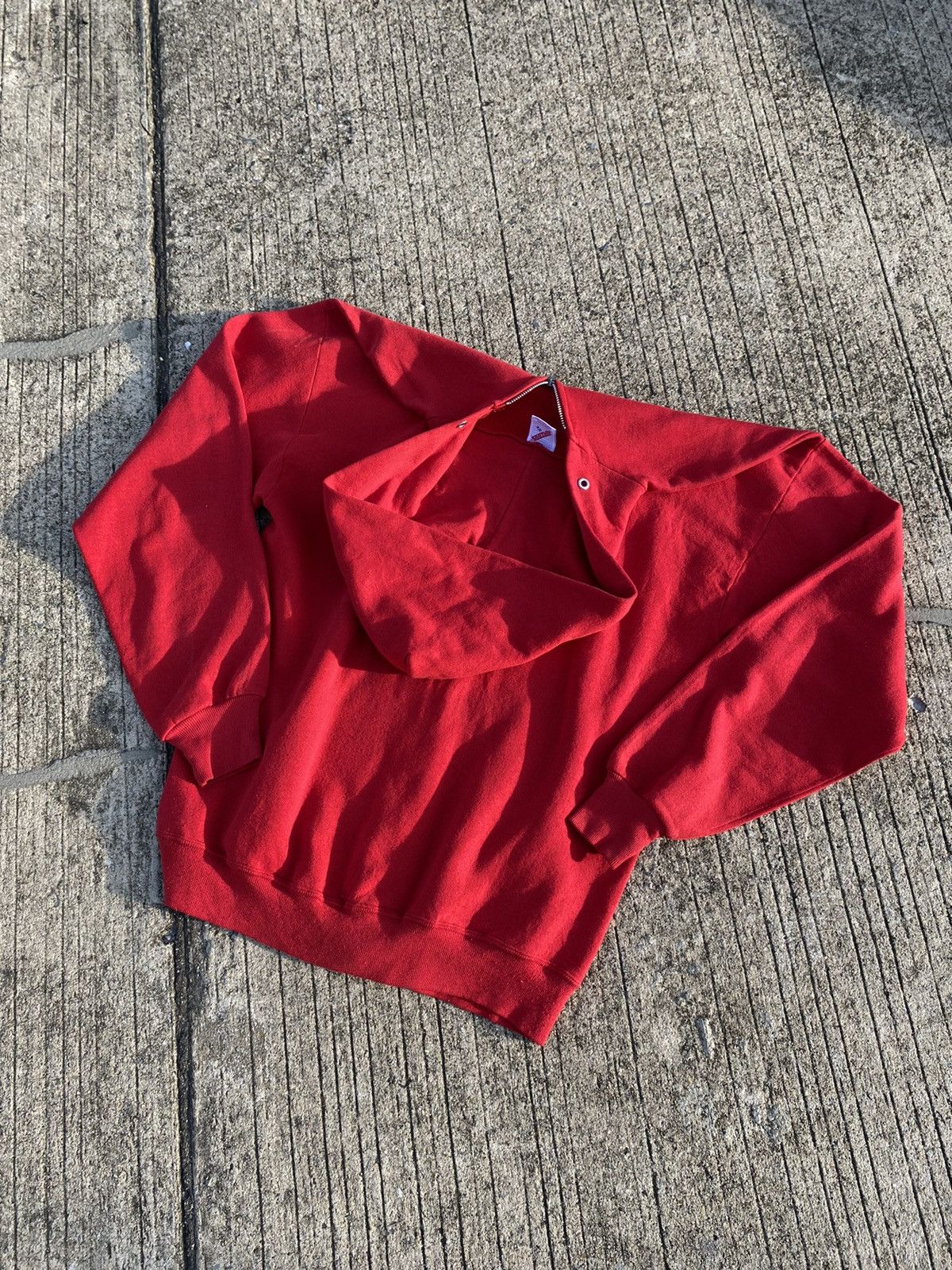 Jerzees Vintage 90s JERZEES Hoodie Red ( Tag XL ) Size US M / EU 48-50 / 2 - 4 Thumbnail