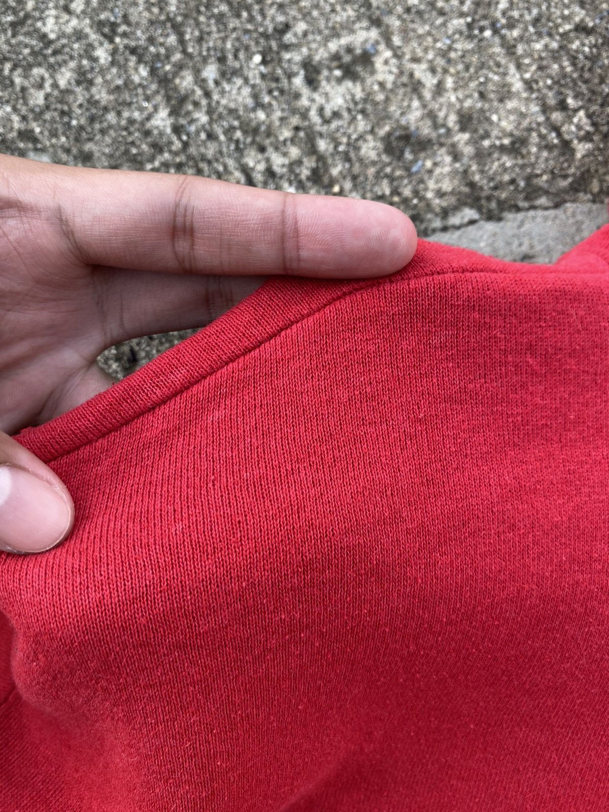 Jerzees Vintage 90s JERZEES Hoodie Red ( Tag XL ) Size US M / EU 48-50 / 2 - 23 Thumbnail