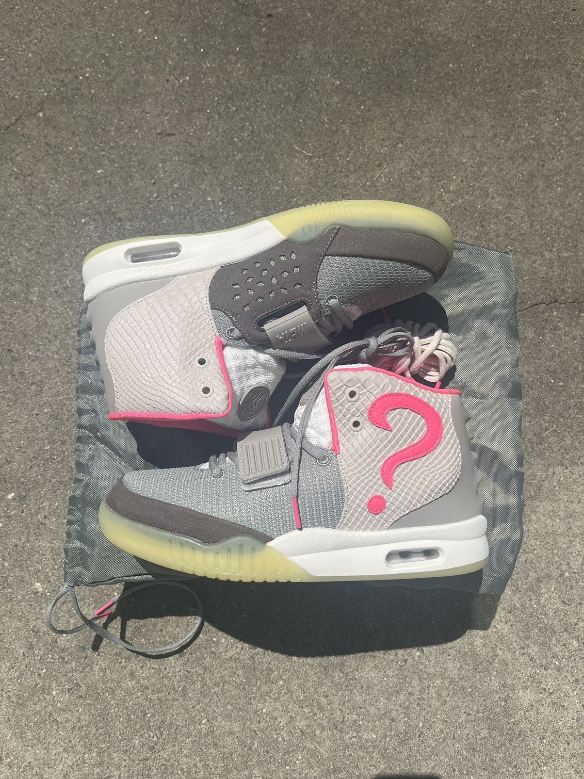 image of Father Llc Meta Sneakers in Grey Pink White, Men's (Size 9)