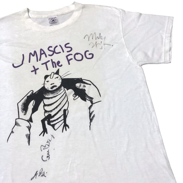 Vintage Vtg 00s J Mascis + The Fog More Light Tshirt Dinosaur Jr