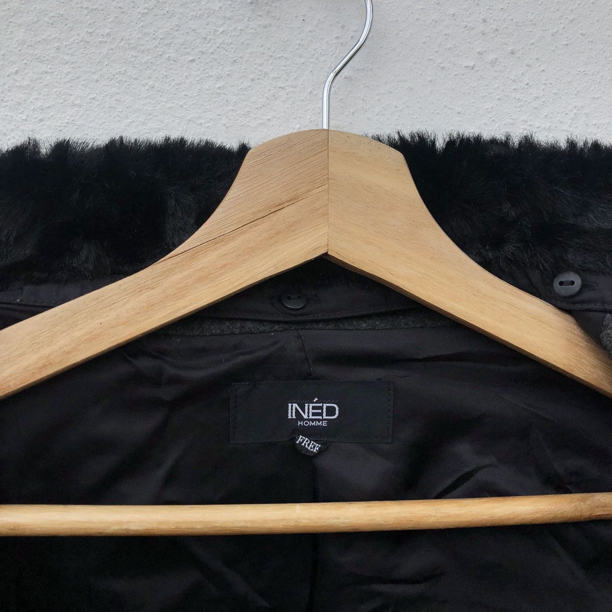 Japanese Brand LONG JACKET WOOL INED HOMME INSPIRED BY YOHJI YAMAMOTO Size US M / EU 48-50 / 2 - 8 Thumbnail