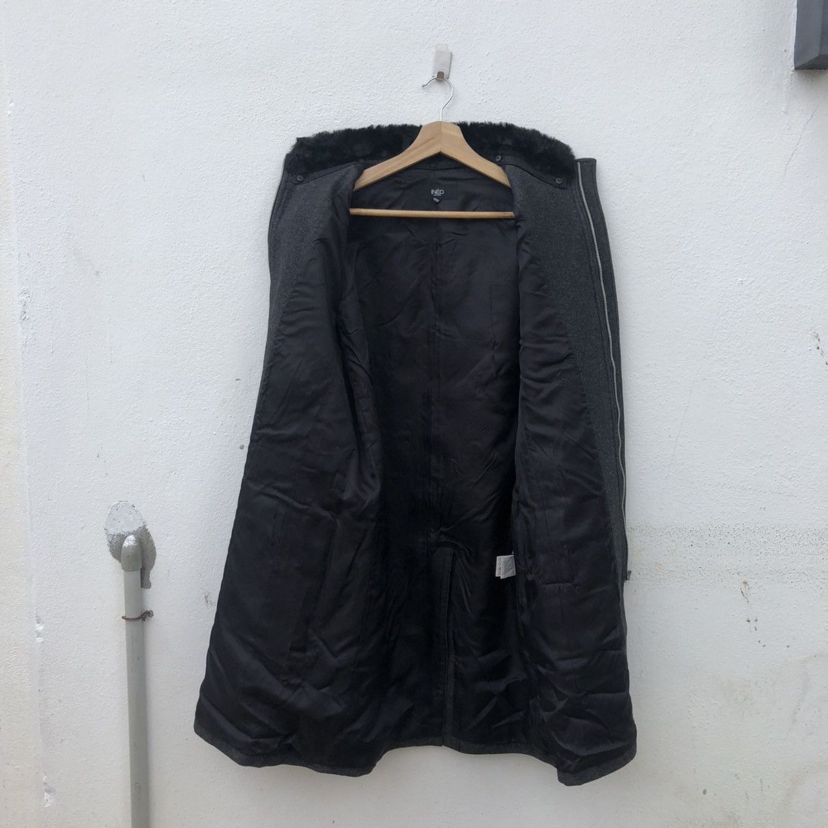 Japanese Brand LONG JACKET WOOL INED HOMME INSPIRED BY YOHJI YAMAMOTO Size US M / EU 48-50 / 2 - 7 Thumbnail