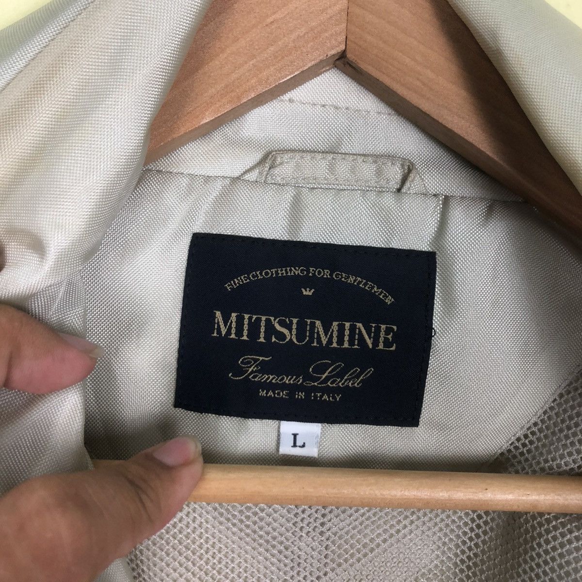 Japanese Brand Multi Pocket Jacket Mitsumine Made in Italy Size US L / EU 52-54 / 3 - 10 Thumbnail