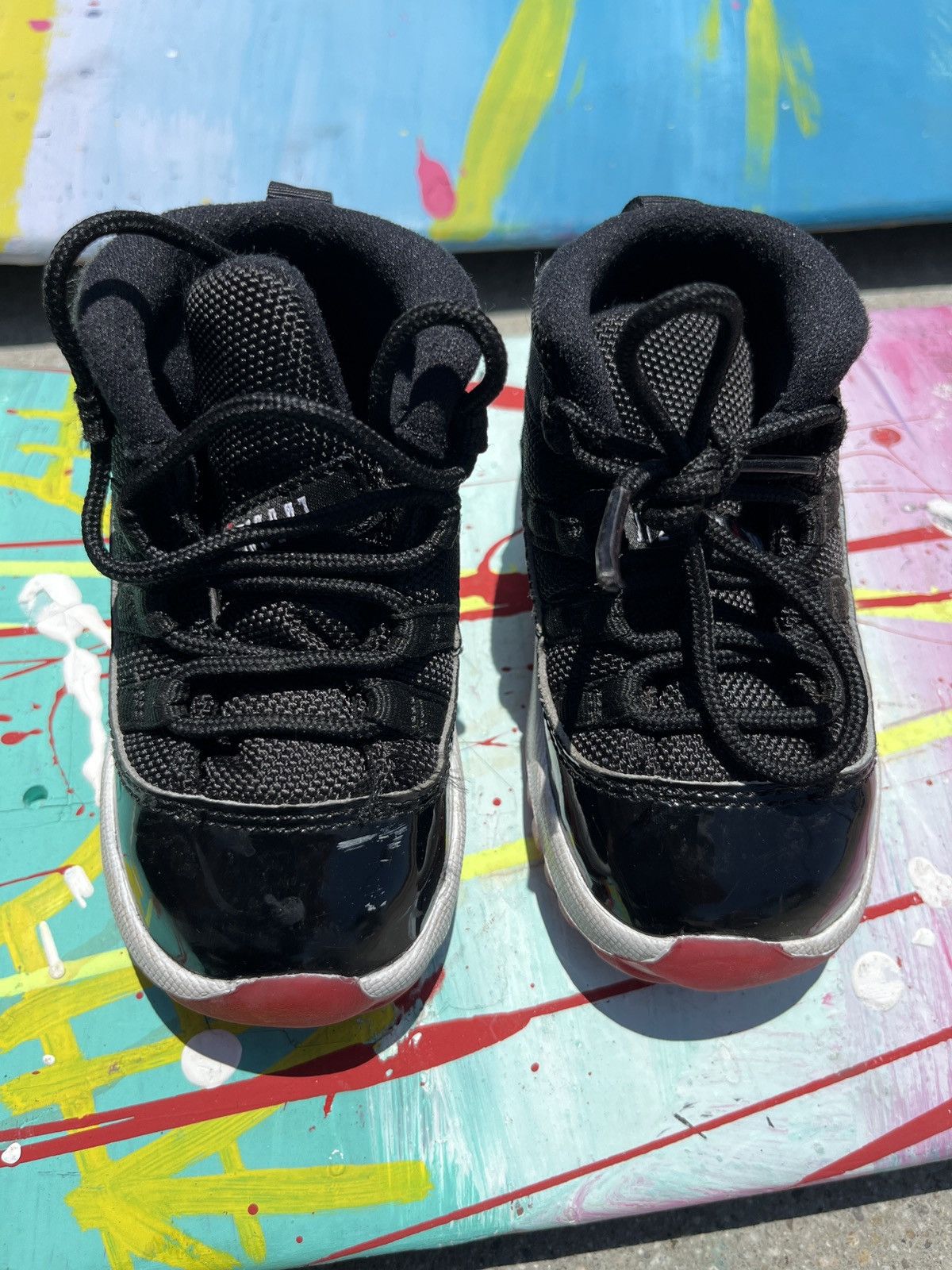 Jordan Brand × Nike Jordan Bred Retro 11 (TD) Toddler Size 6c Size US 6 / EU 39 - 4 Thumbnail